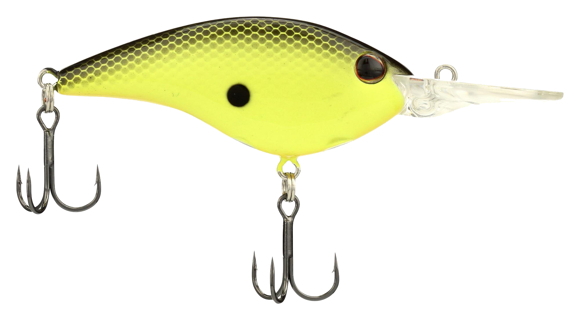 Image of Berkley Clickin' Frittside Crankbait - 2-1/2″ - 3/7 oz. - Black Chartreuse