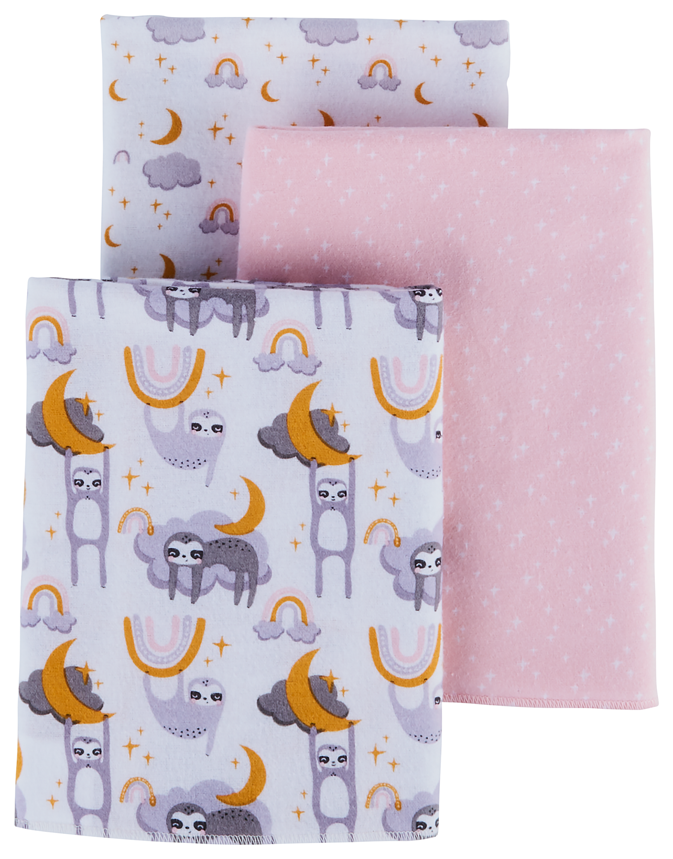 Bass Pro Shops Sleepy Sky Baby Receiving Blanket 3-Pack