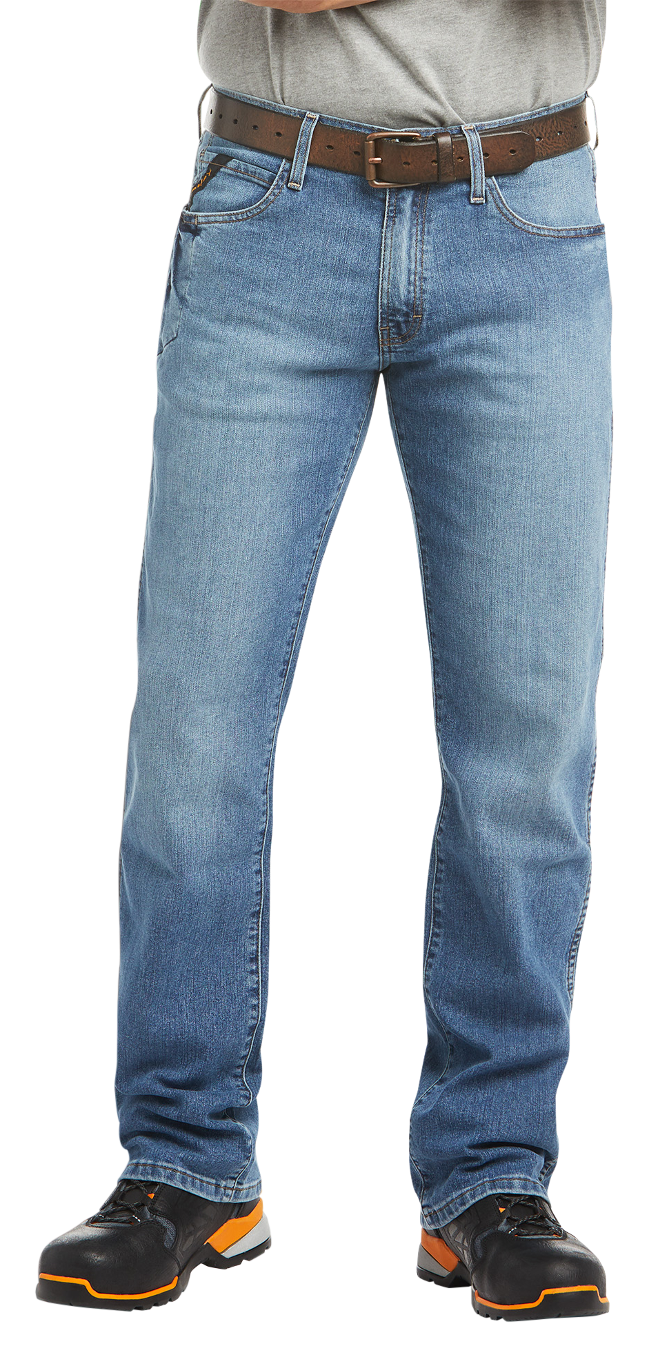 3505825 Ariat Rebar M4 Low-Rise Bootcut Jeans for Men - Bl sku 3505825