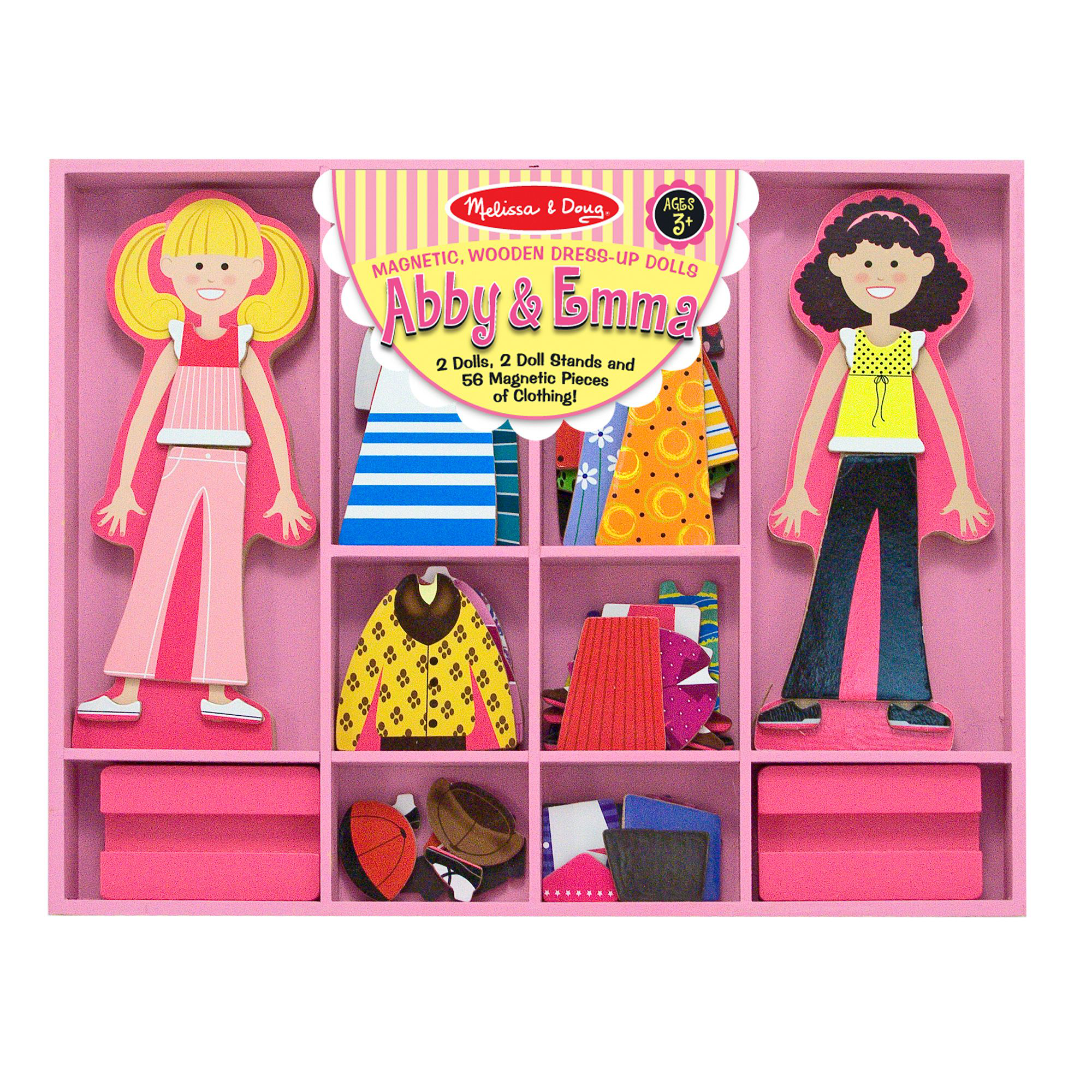 Melissa &Doug Abby &Emma Magnetic Dress-Up Set
