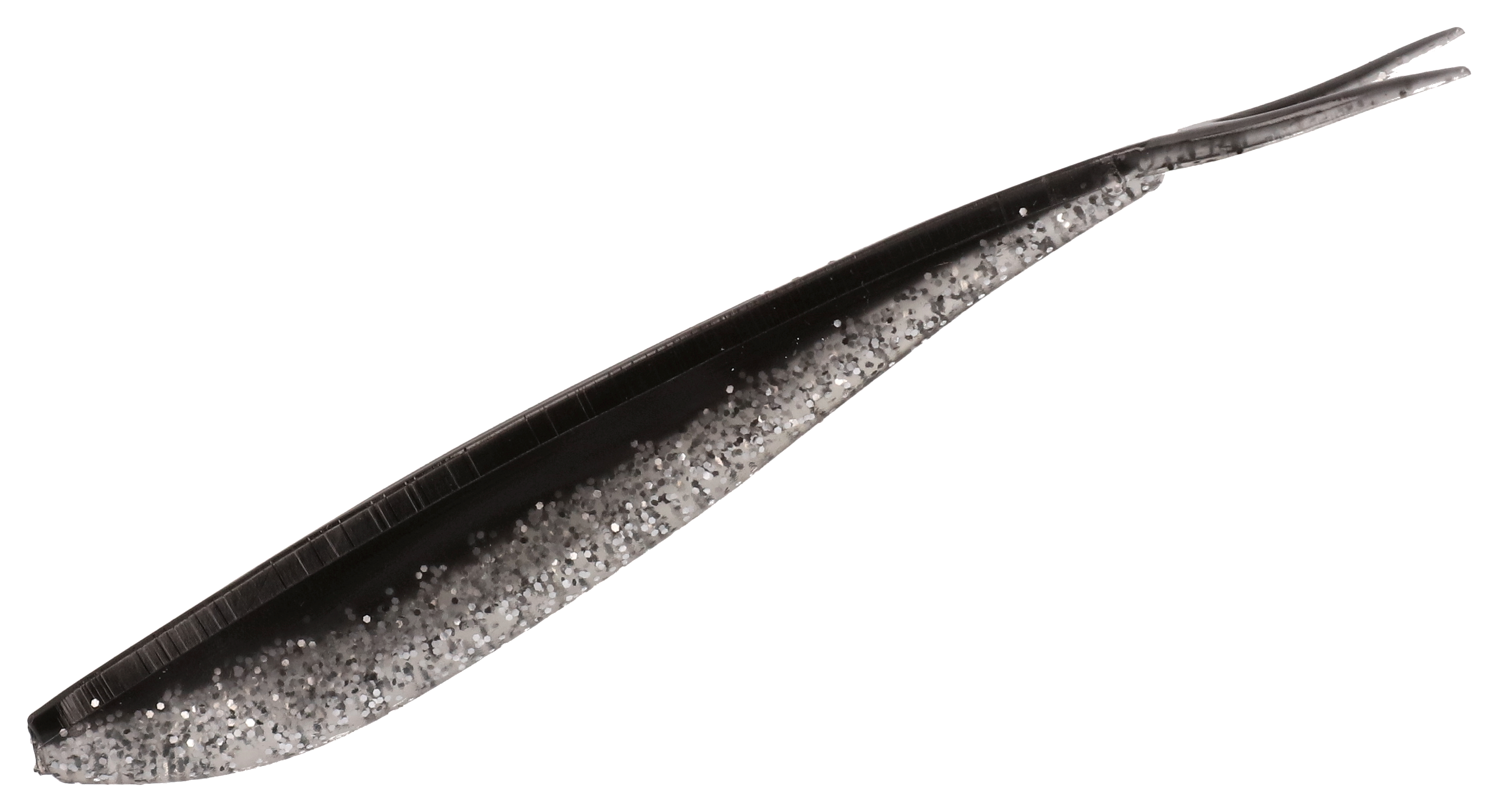 Image of Bass Pro Shops Walleye Angler Slim Minnow - 4' - Black Flash