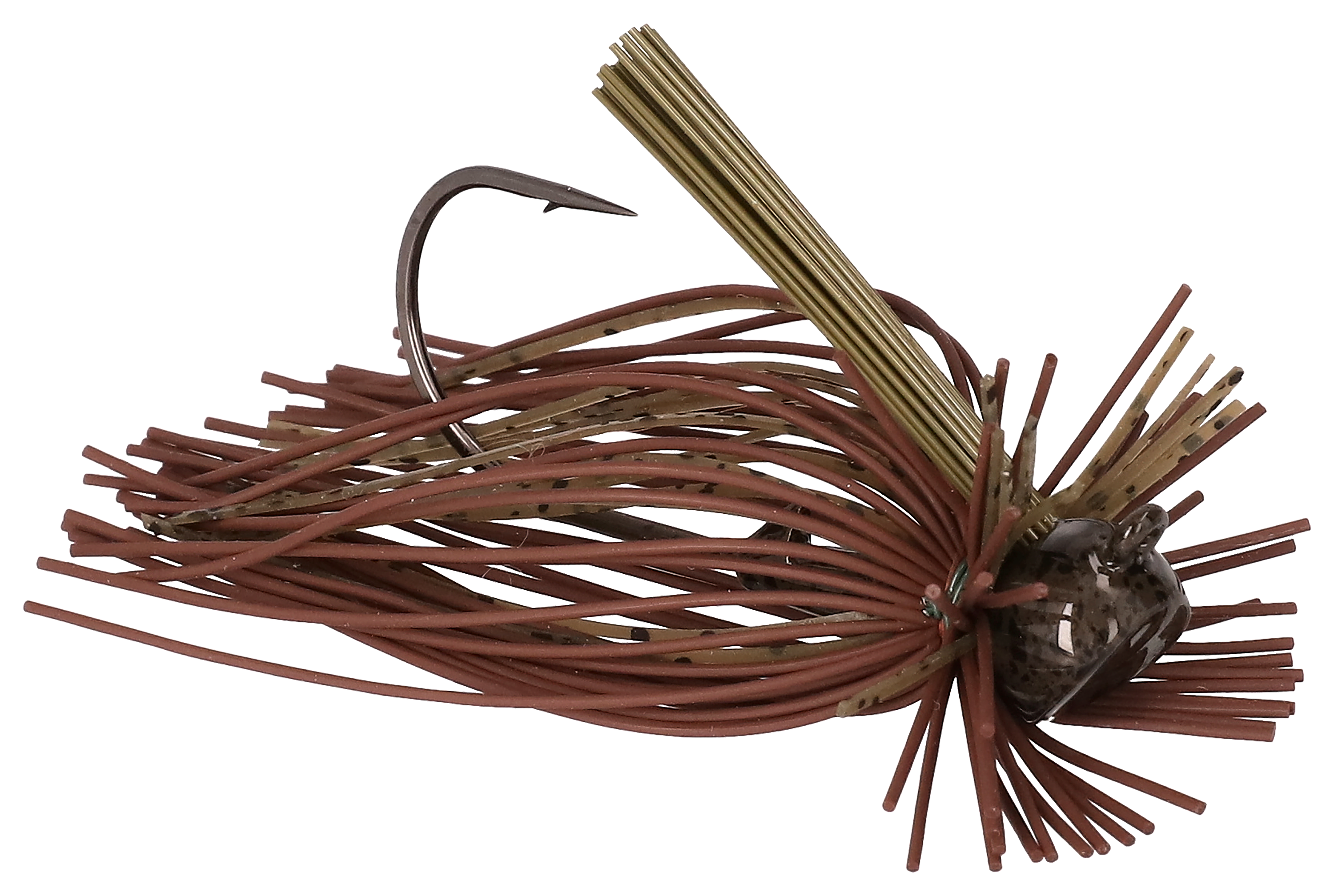 Greenfish Tackle Itty Bitty Finesse Living Rubber Jig - 5/16 oz. - Green Pu