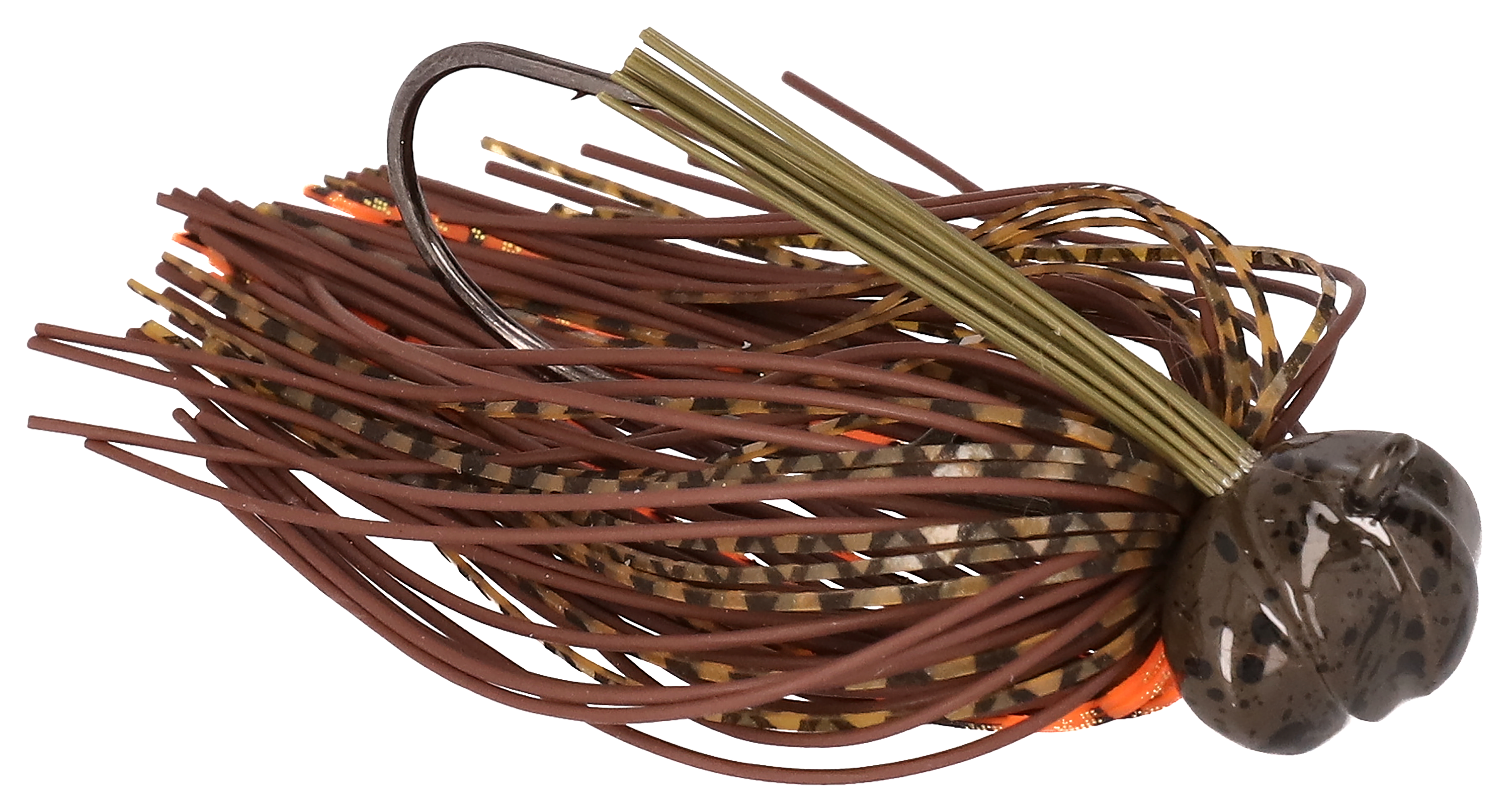 Greenfish Tackle Crawball Living Rubber Football Jig - 3/4 oz. - Pumpkin Or
