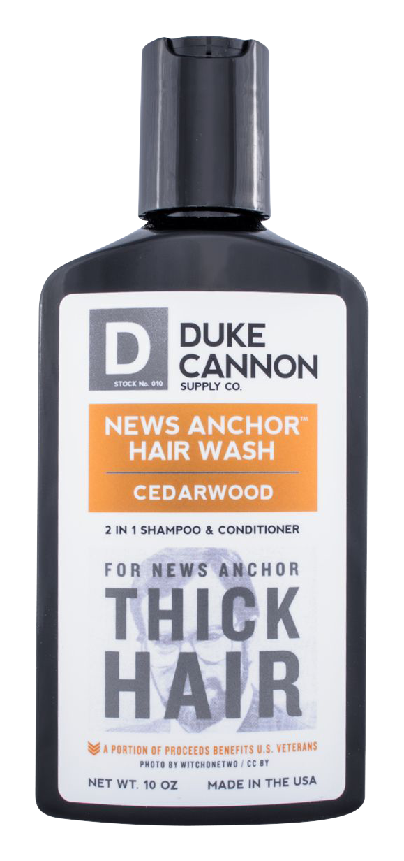 Duke Cannon Supply Co. News Anchor Cedarwood 2-in-1 Hair Wash