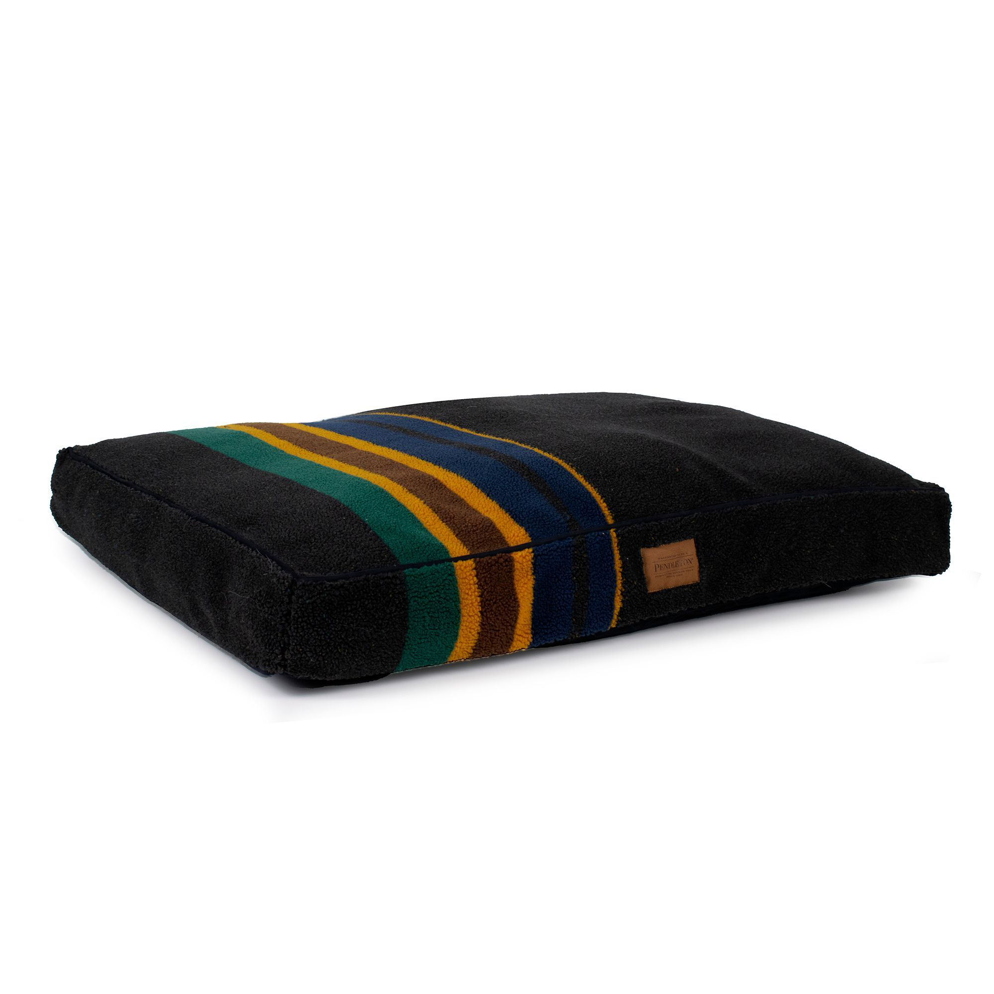 Pendleton Pet Vintage Camp Pet Napper Dog Bed - Oxford Black - Large - Pendleton Pet