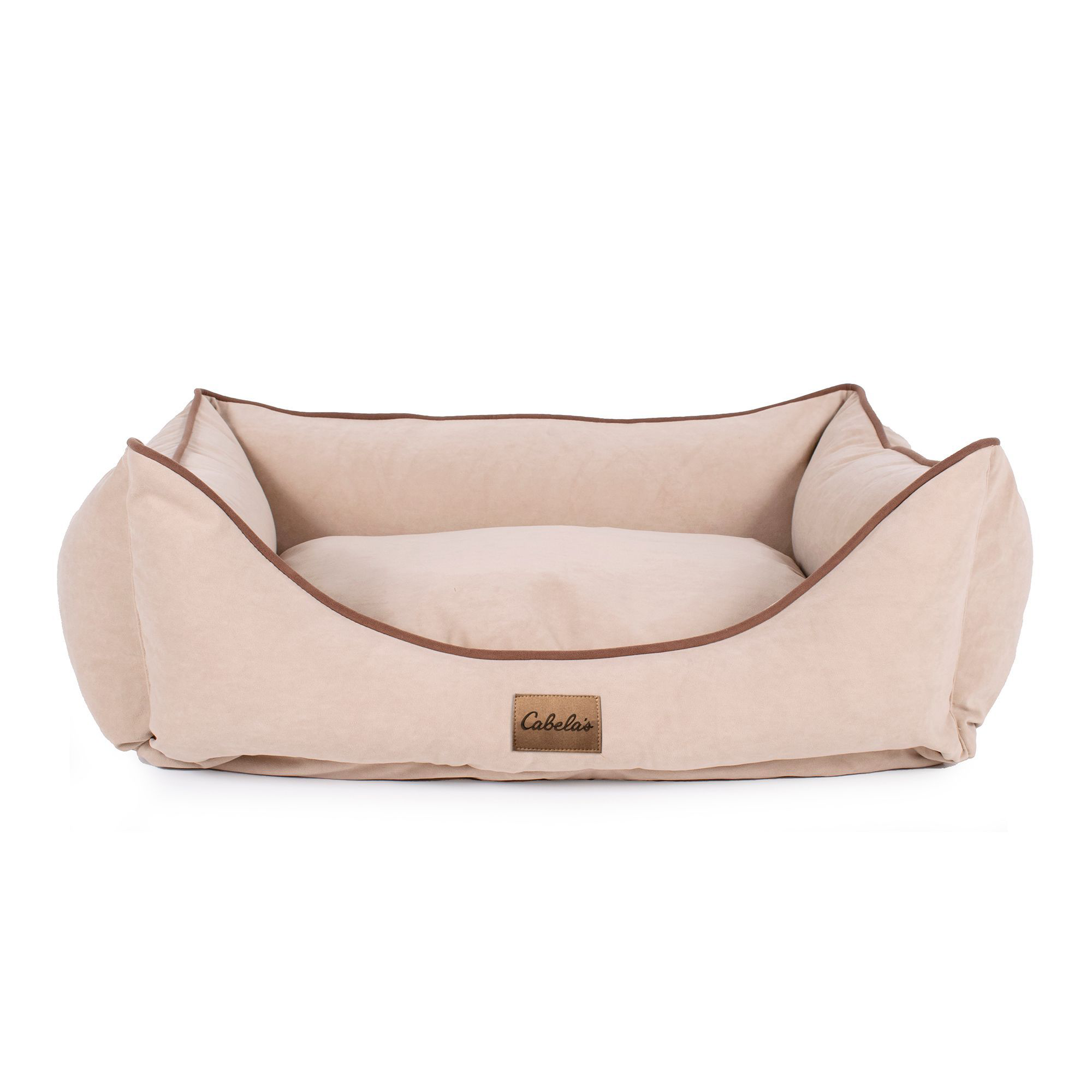 Cabela's Microfiber Kuddler Pet Bed - Natural - L - Cabela's