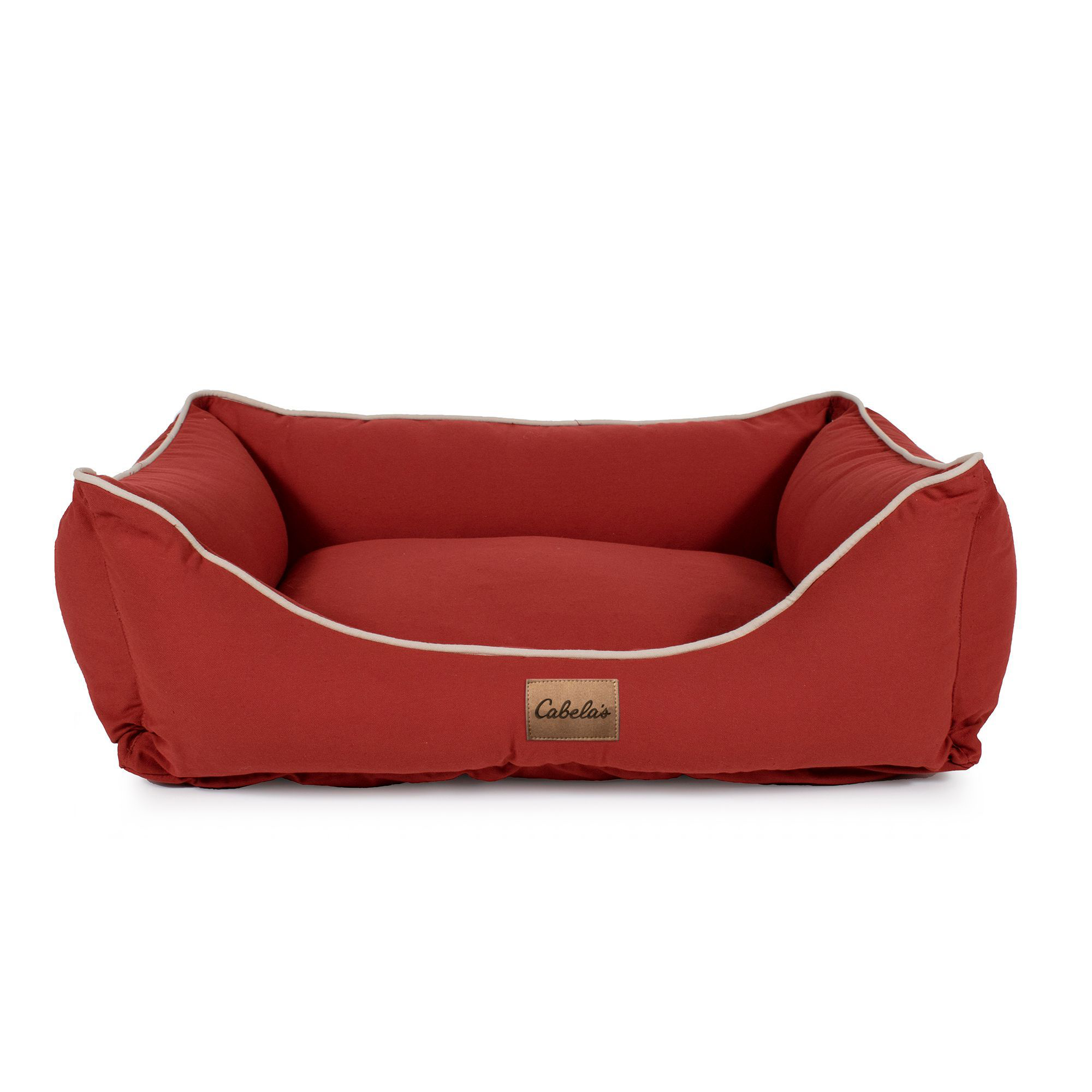 Cabela's Classic Canvas Kuddler Dog Bed - Red - Large - Cabela's