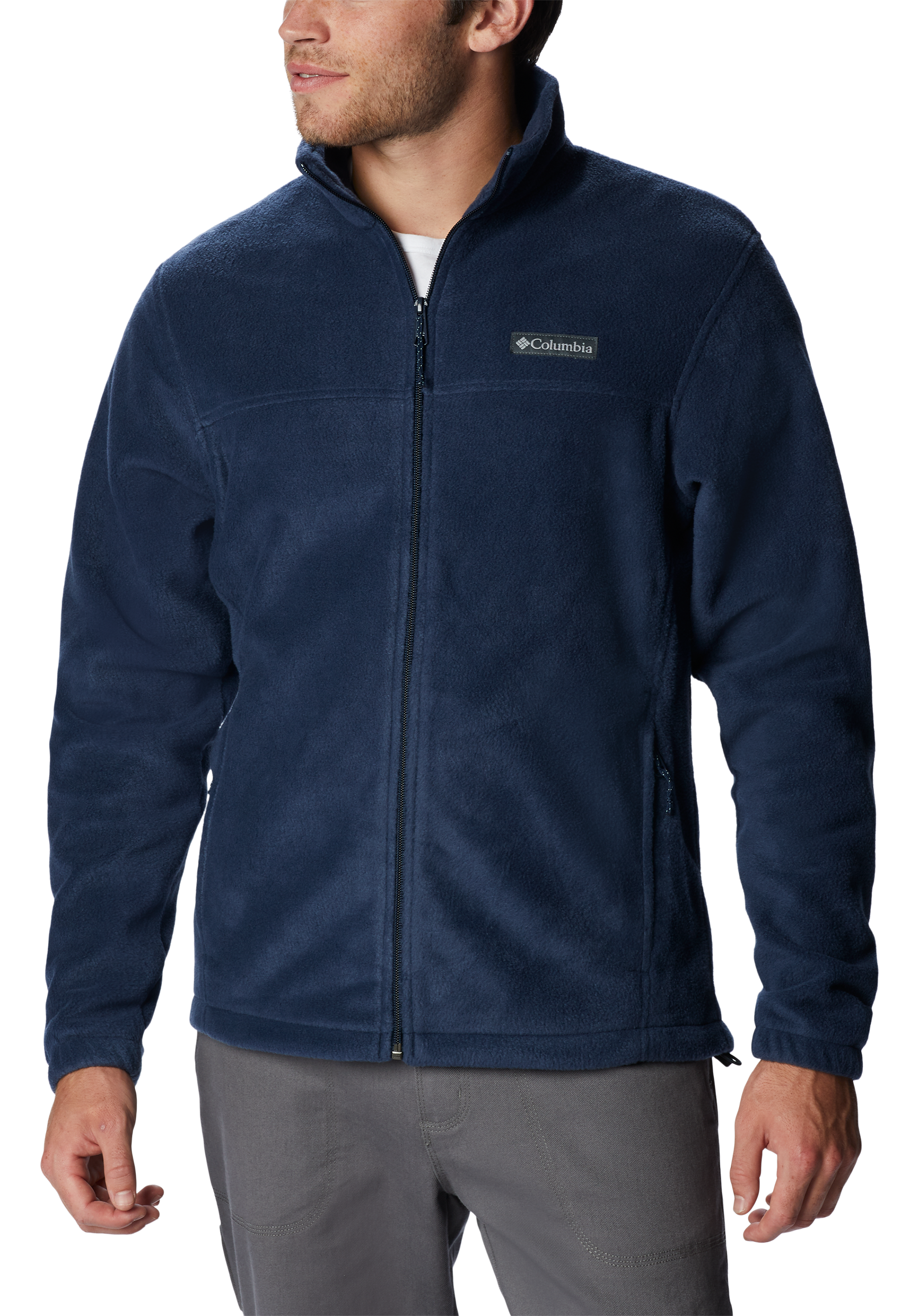 Image of Columbia Steens Mountain Full-Zip Fleece 2.0 Jacket for Men - Collegiate Navy - 2XLT