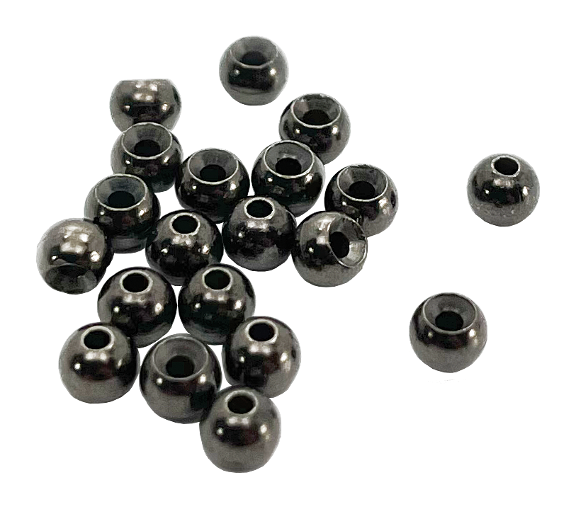 Image of Montana Fly Company Tungsten Beads 20-Pack - 5/64' - Black Nickel