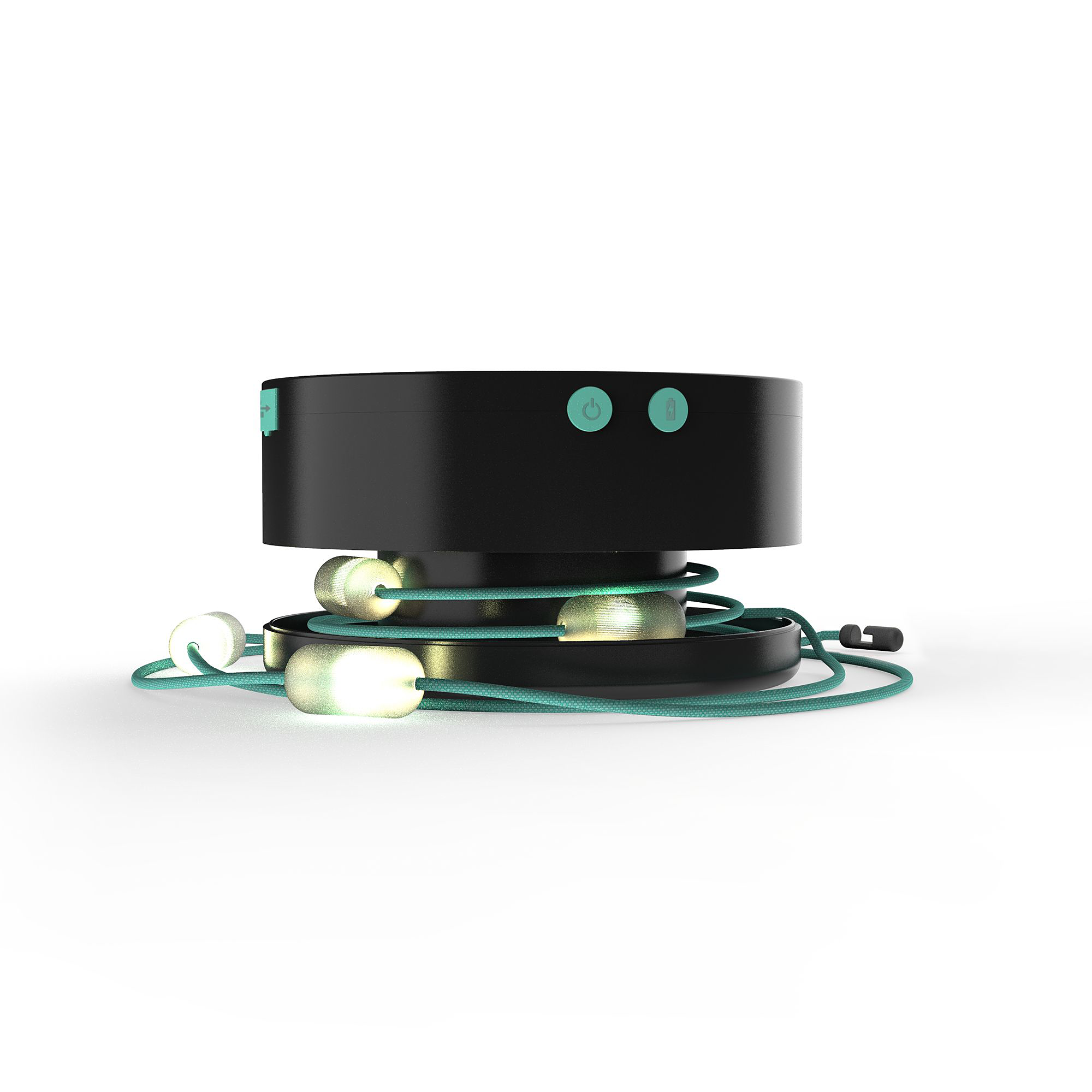 MPOWERD Luci Solar String Lights - Black/Teal