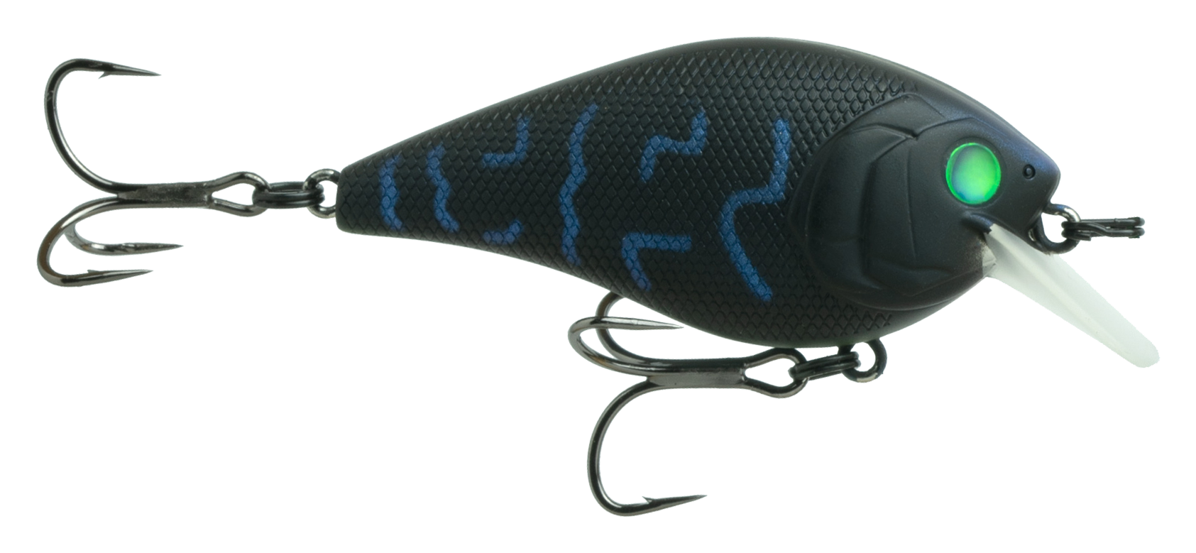 Image of 6th Sense Fishing Crush Square Bill Crankbait - 2-5/8' - Black Magic