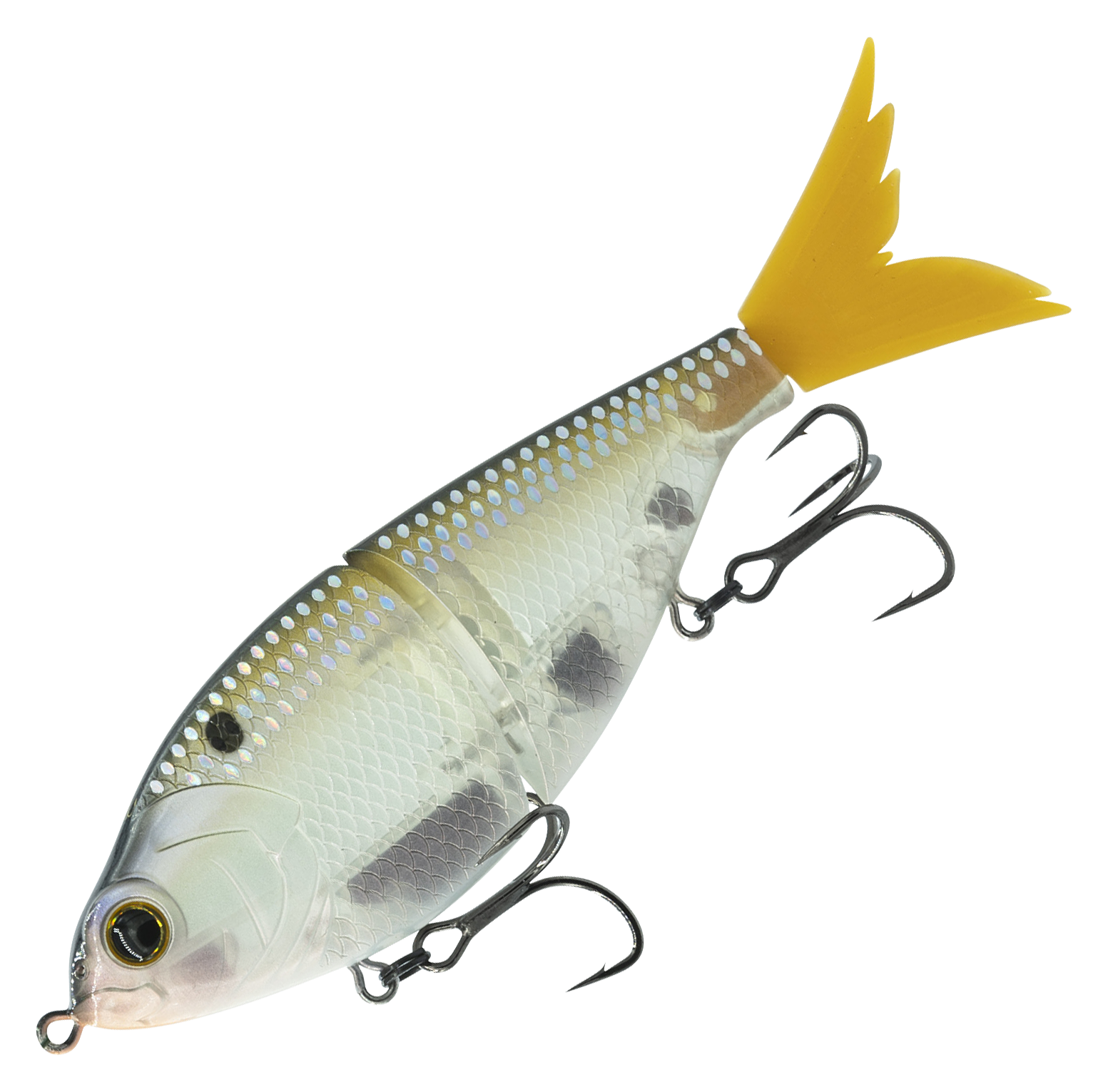 Image of 6th Sense Fishing Flow Glide Swimbait - 5-1/8″ - Ghost Shad Scales