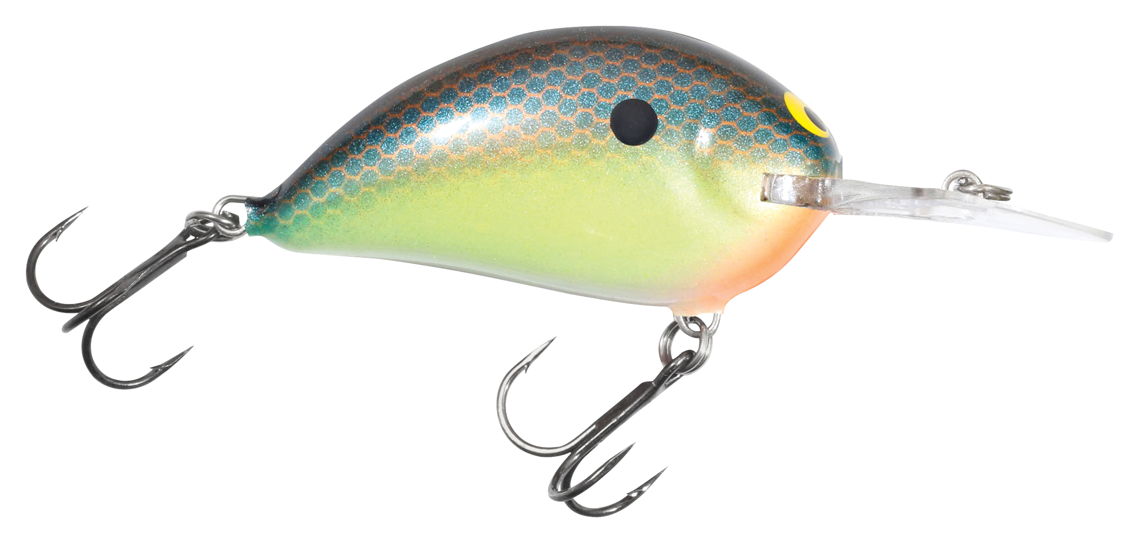 Bagley Sunny B Crankbait - 2 - Blue Chartreuse Shad