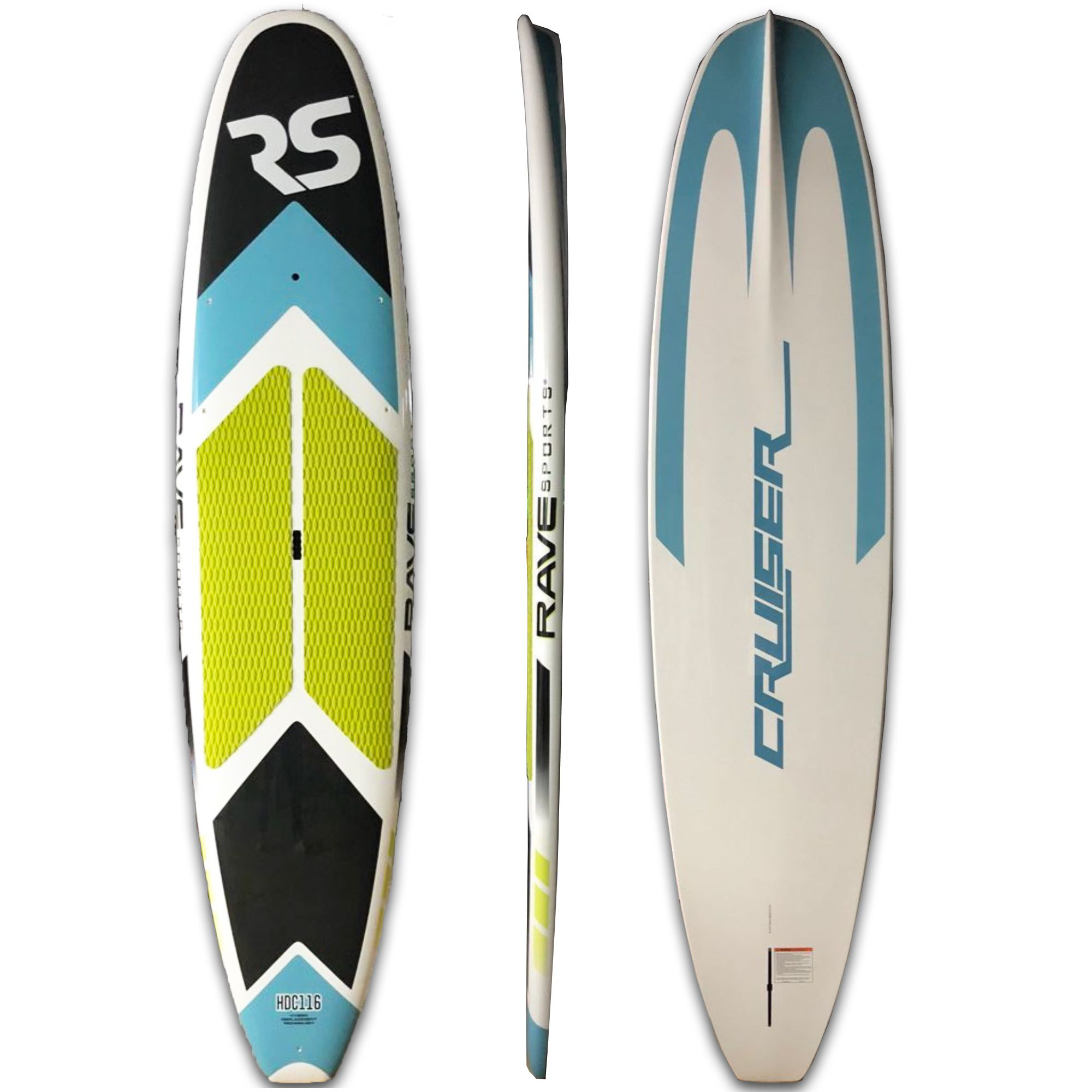 Image of RAVE Sports Lake Cruiser Electric Lime Stand-Up Paddle Board