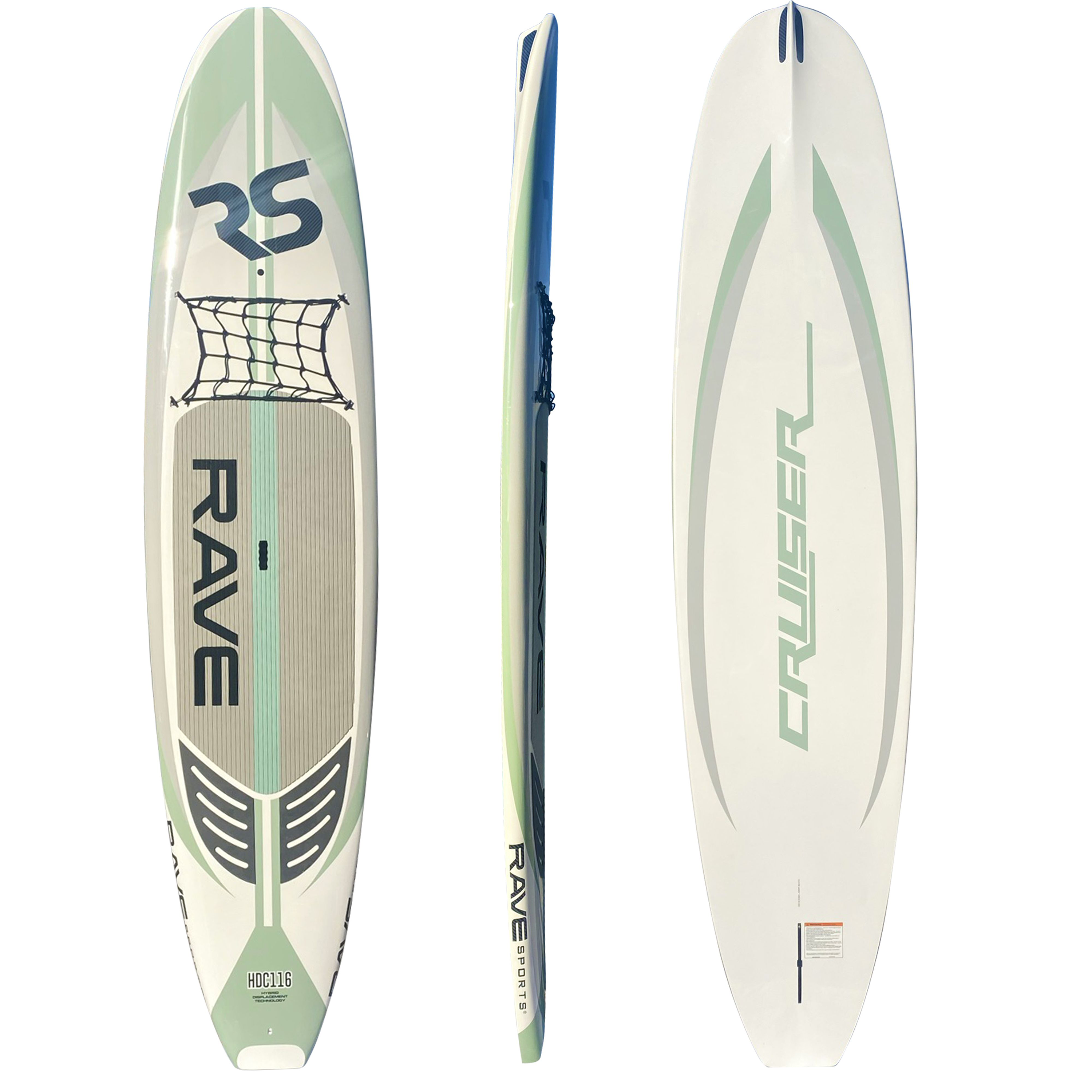 RAVE Sports Lake Cruiser Seaglass  HDC116 SUP Paddle Board