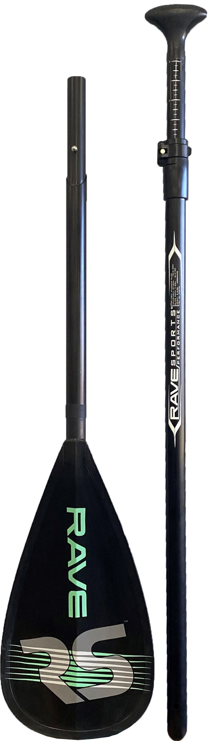 RAVE Sports Performance 3-Piece Adjustable Aluminum SUP Paddle
