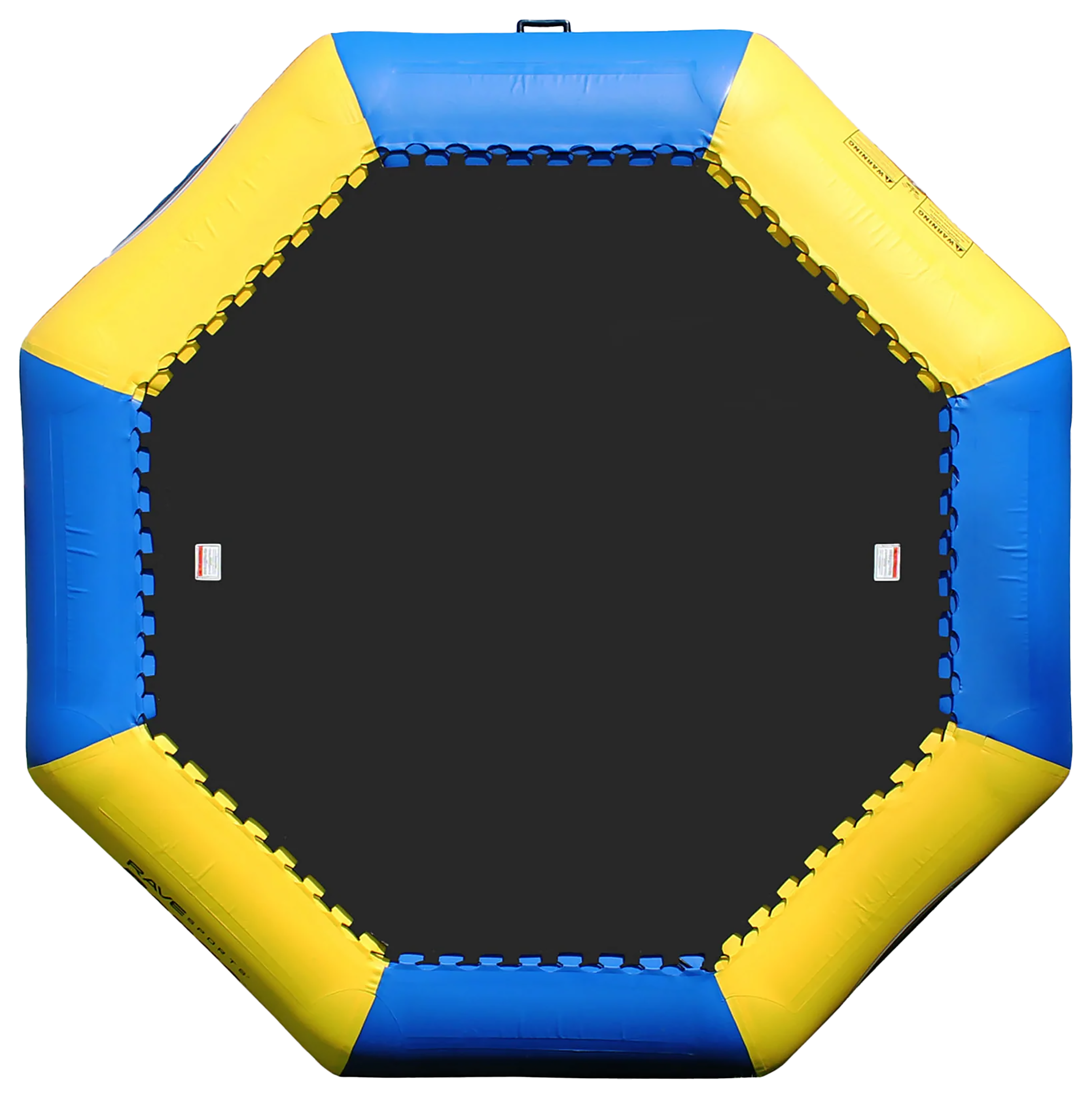 RAVE Sports Bongo 10 Water Bouncer Swimming Platform - Blue/Yellow