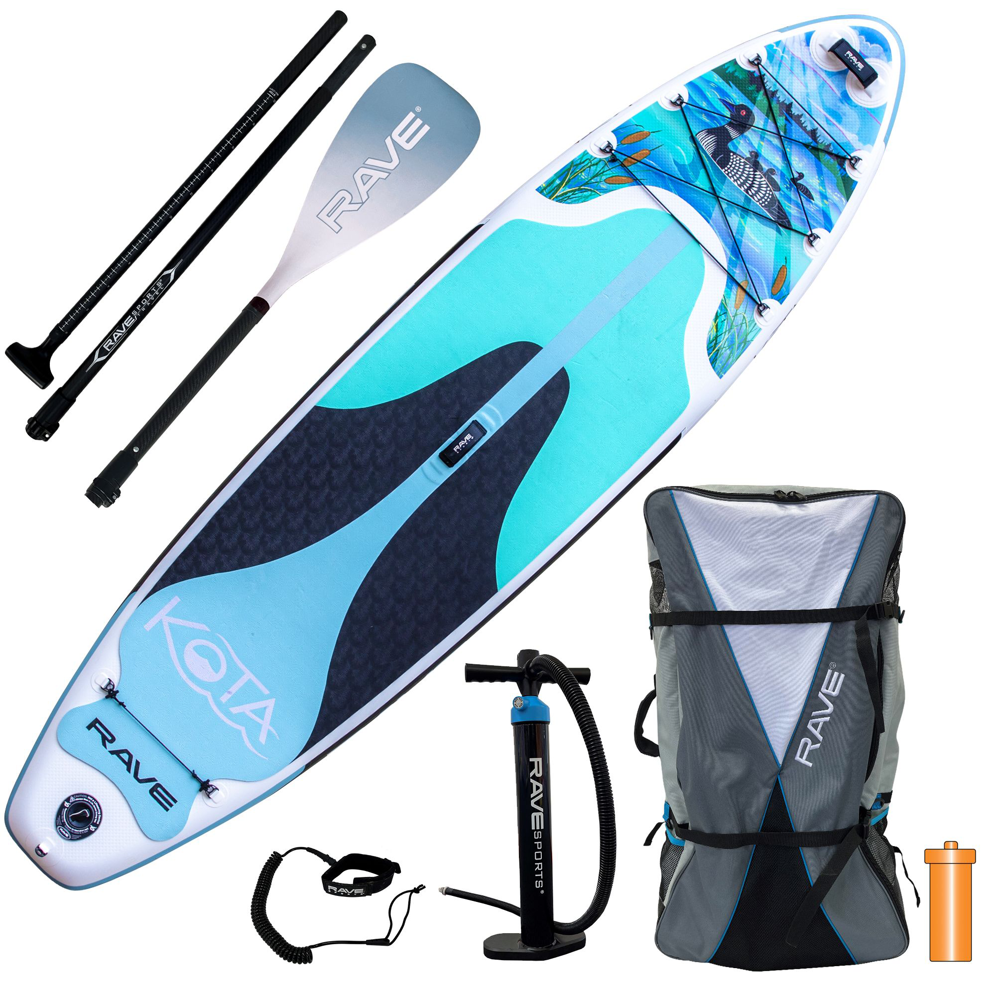 RAVE Sports Kota Loon Inflatable Paddle Board Package
