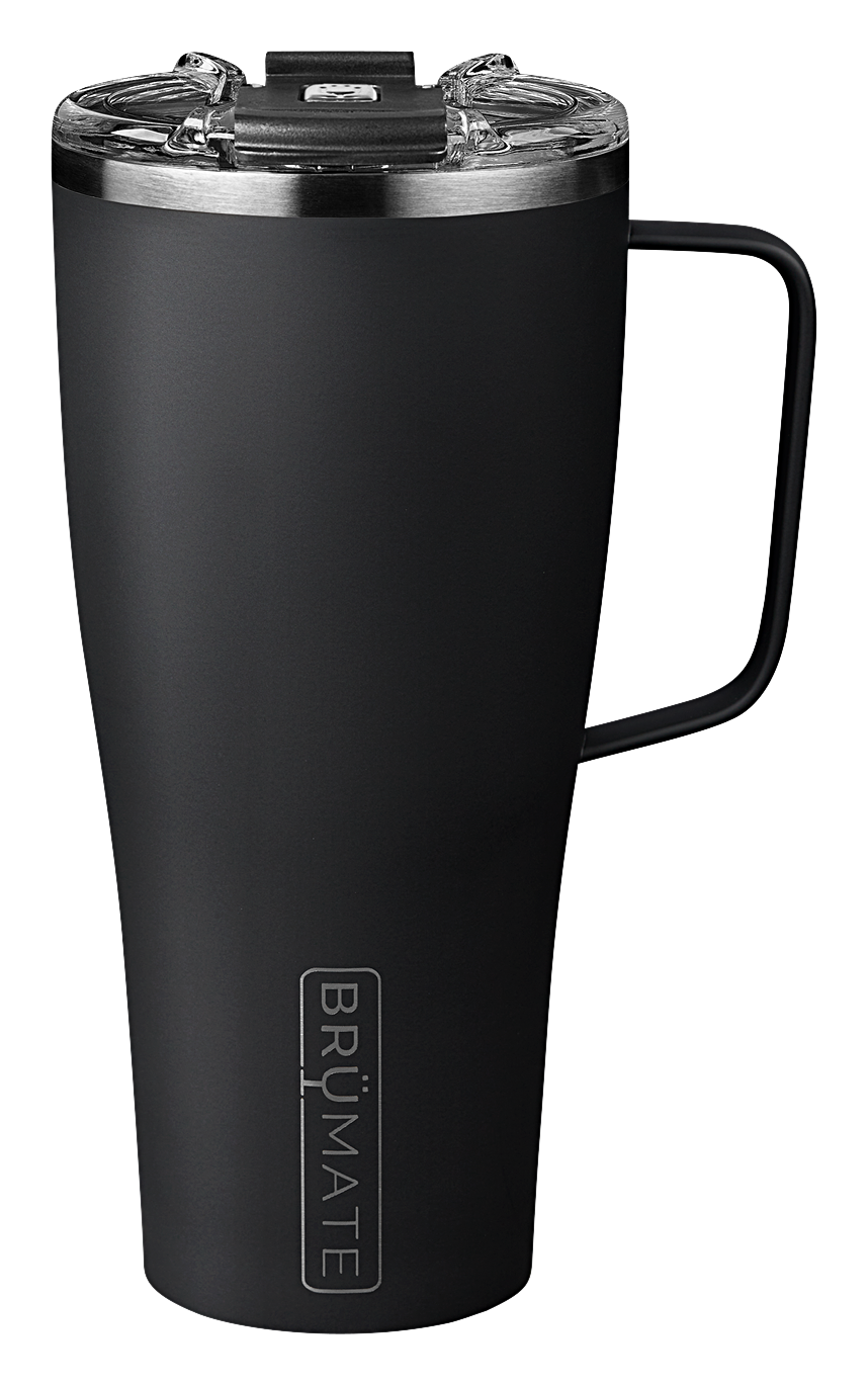 BruMate Toddy XL Insulated Beverage Mug with Lid - Matte Black