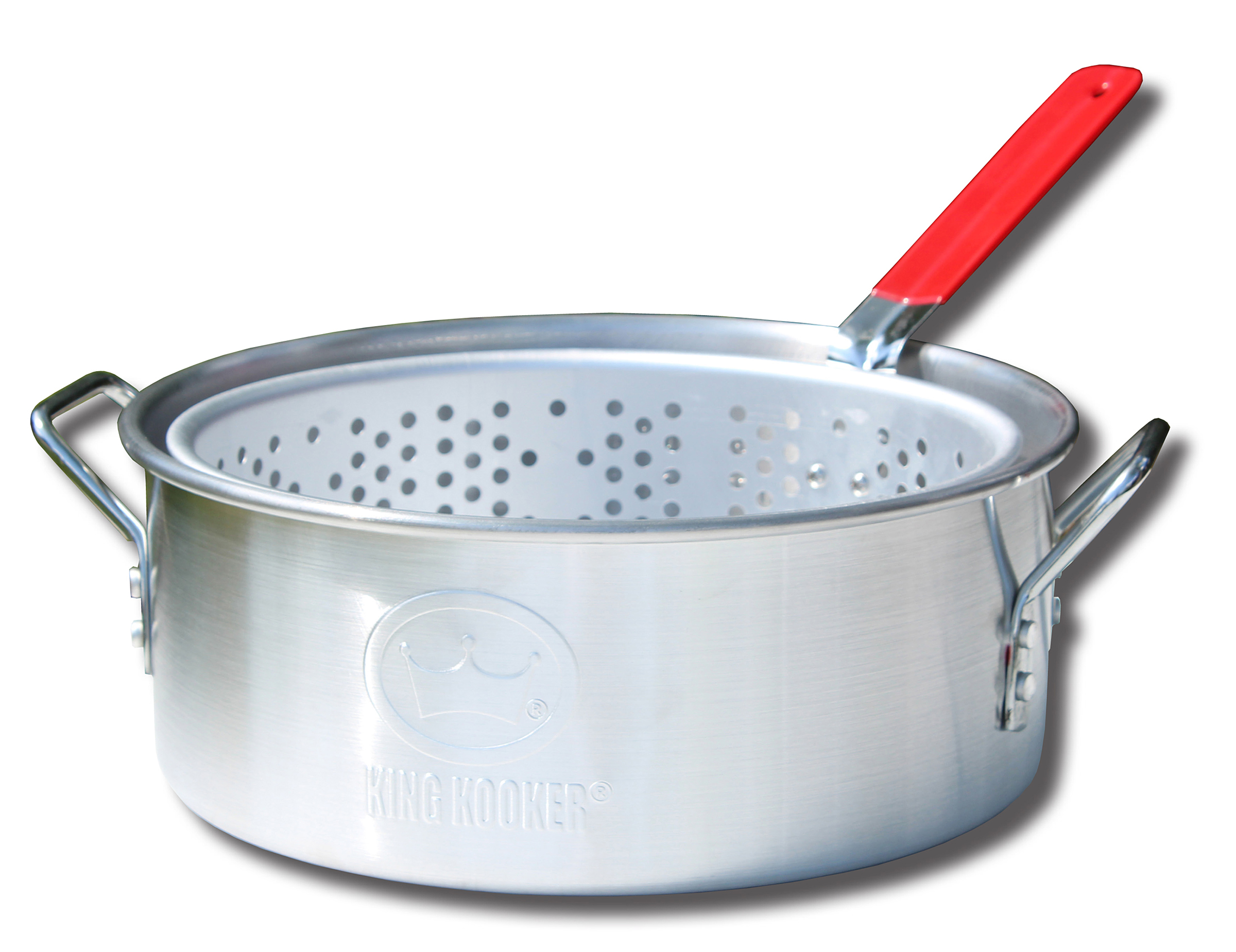 Image of King Kooker 10-Quart Aluminum Fry Pan with Basket