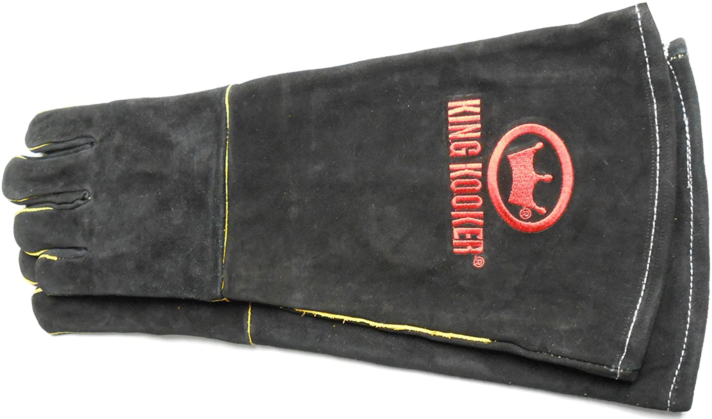 Image of King Kooker 16' Leather Outdoor Cooking Gloves