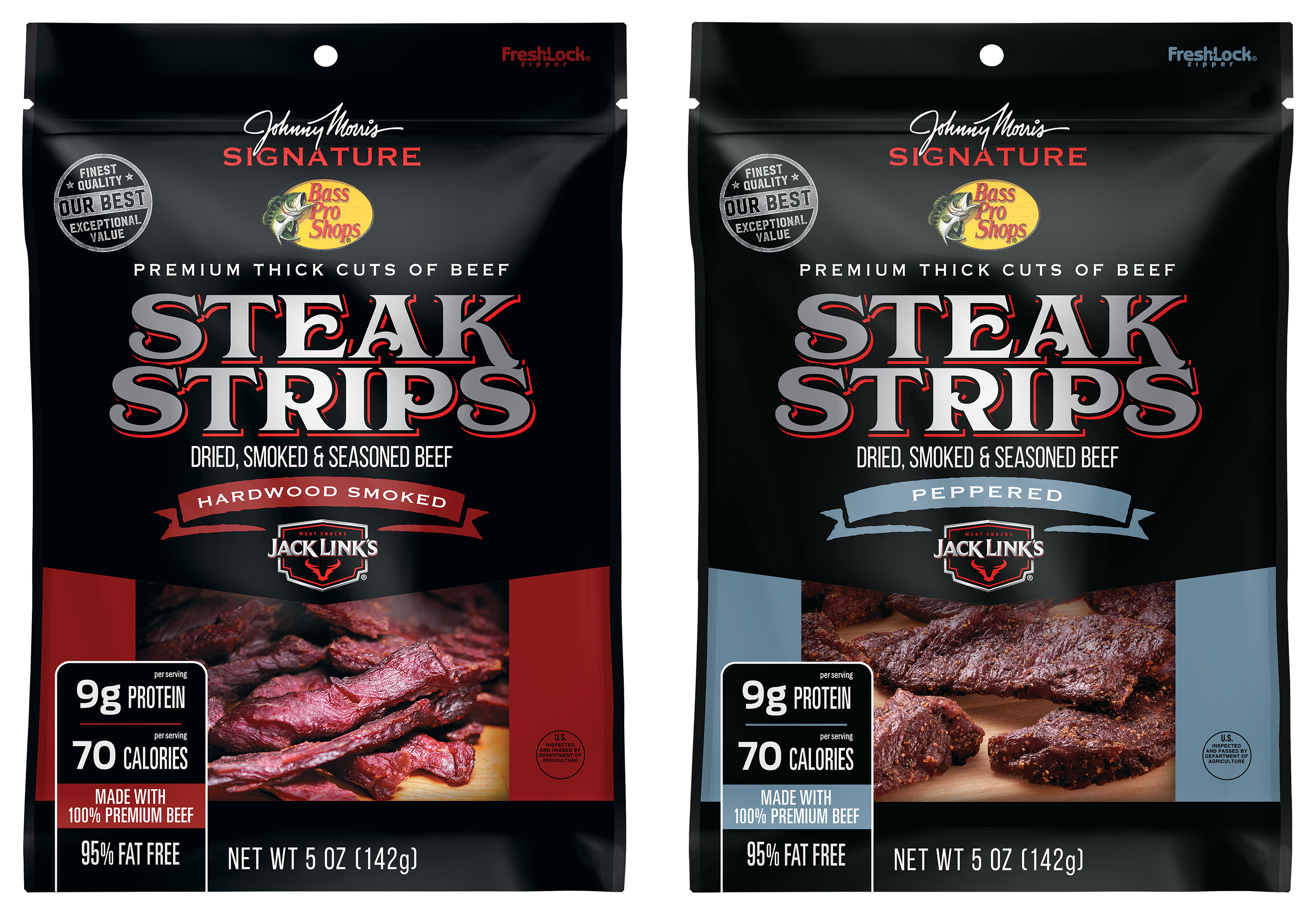 Bass Pro Shops Original and Peppered Johnny Morris Signature Steak Strips 2