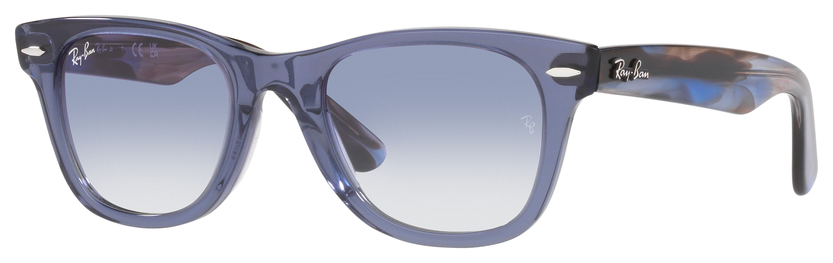 Ray-Ban Jr. Wayfarer RJ9066S Gradient Sunglasses for Kids - Transparent Blu