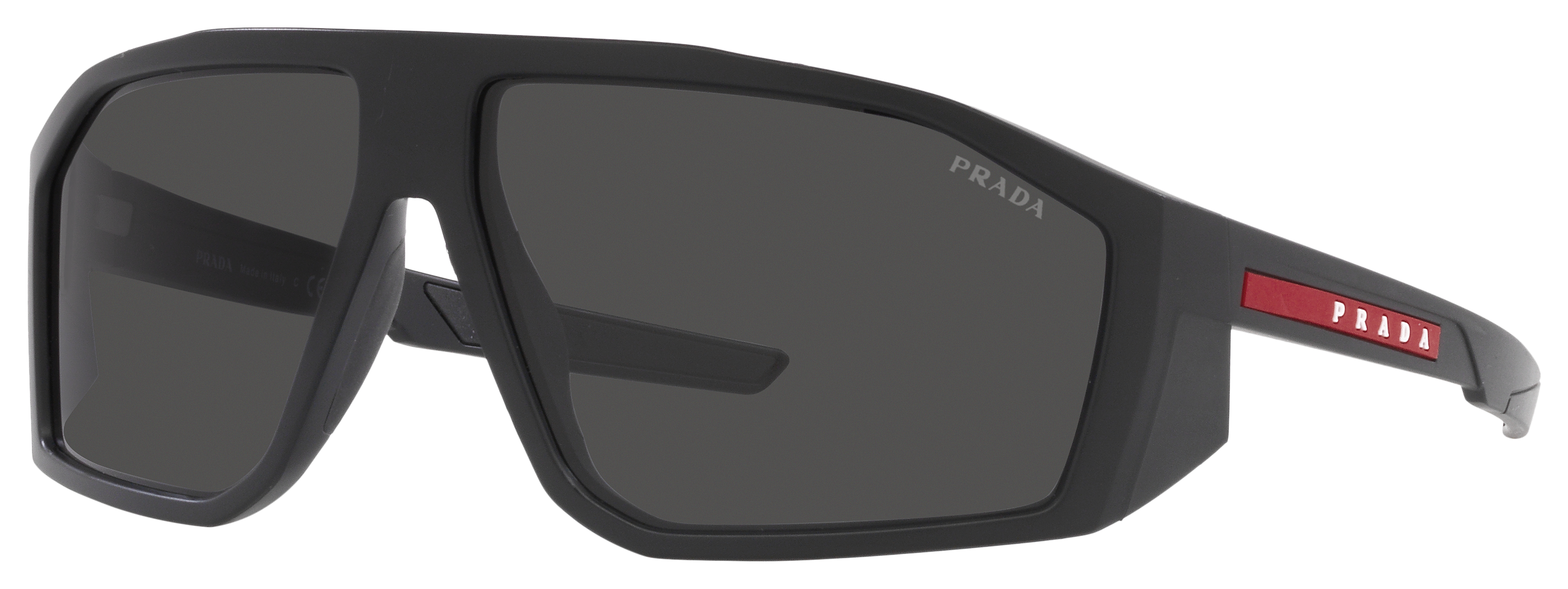 Prada Linea Rossa PS 08WS Sunglasses - Dark Grey/Matte Black