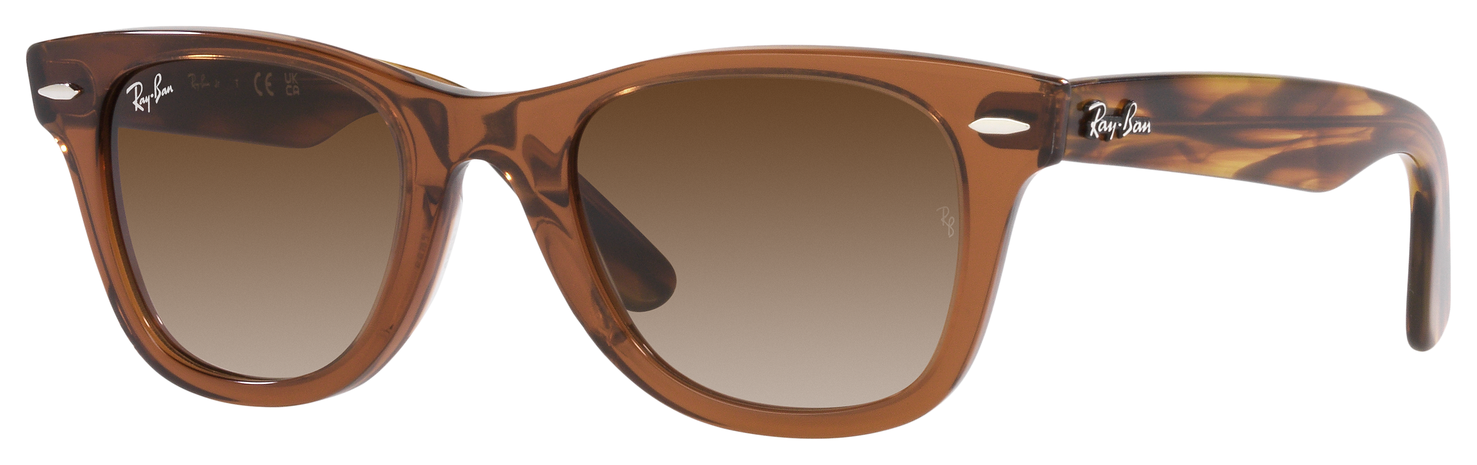 Ray-Ban Jr. Wayfarer RJ9066S Gradient Sunglasses for Kids - Transparent Bro