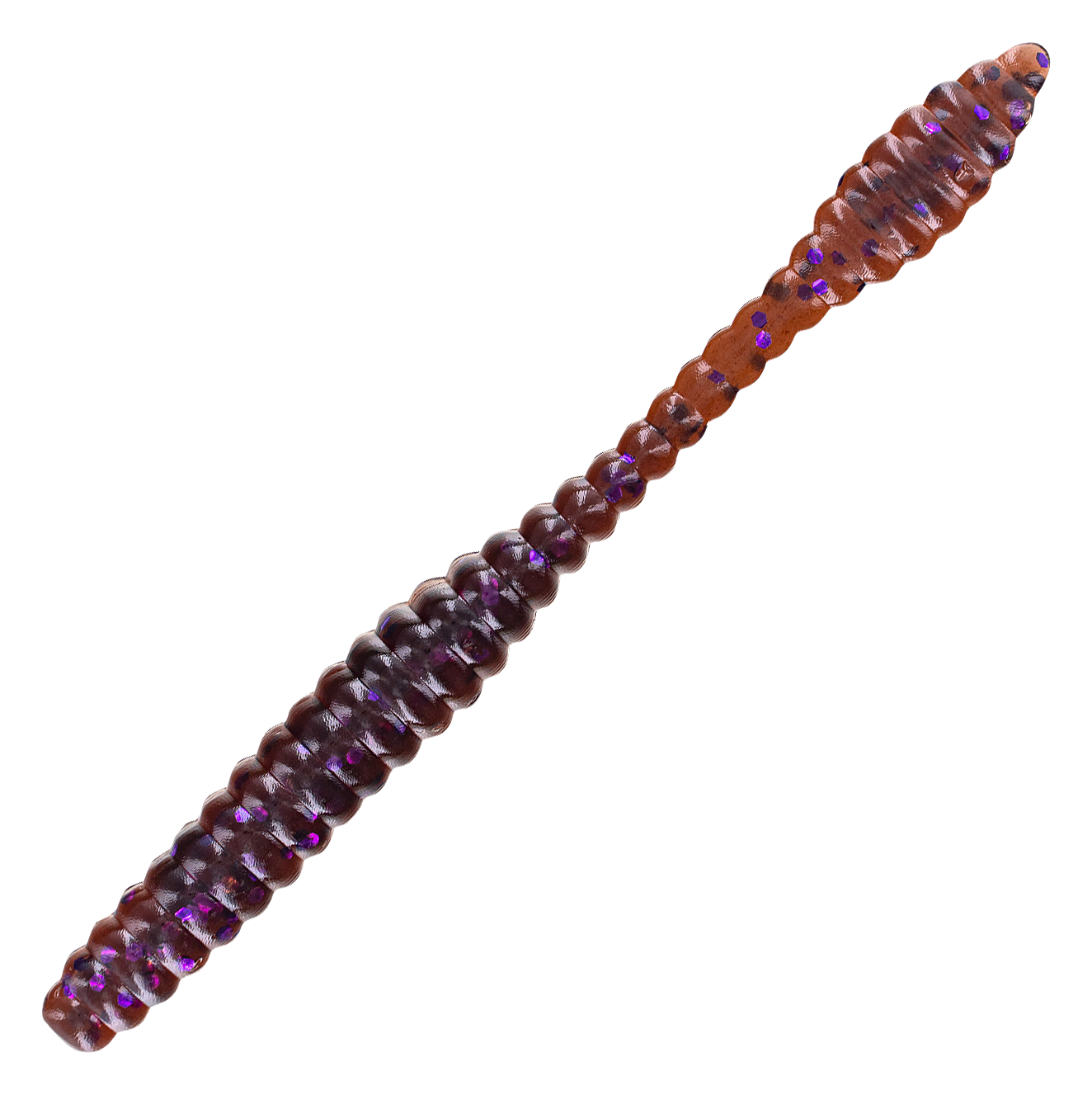 Image of Big Bite Baits Scentsation SoMolly Worm - 3.6″ - Scupper Purple