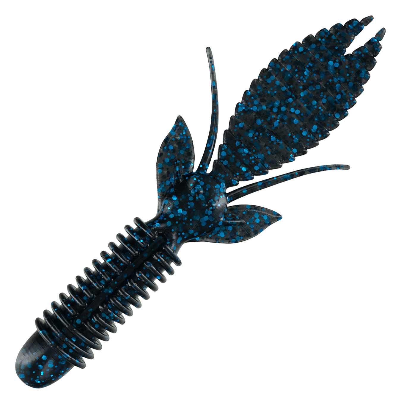 Image of Big Bite Baits BFE - 4-1/2″ - Black/Blue Flake