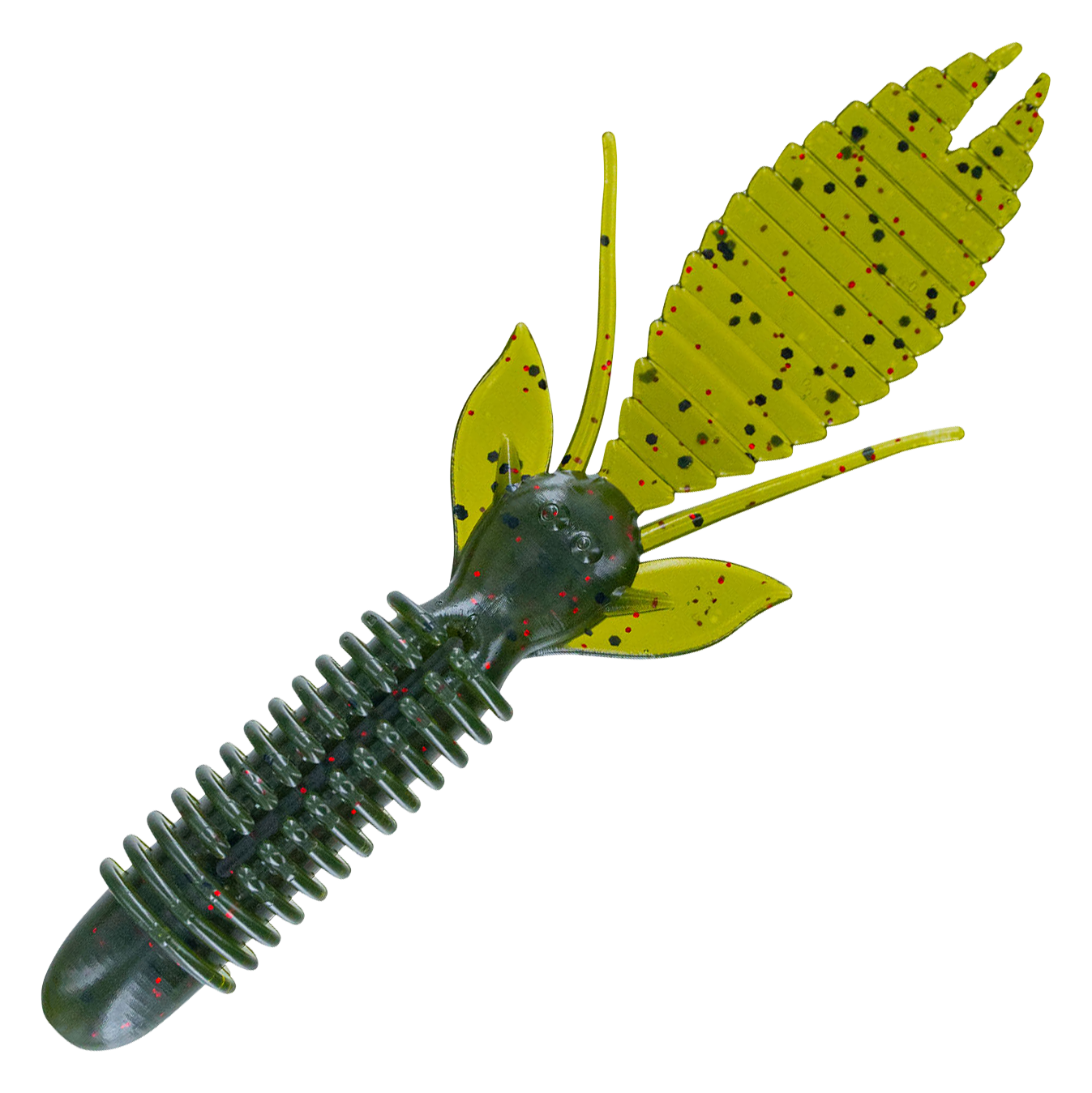 Big Bite Baits BFE - 4-1/2 - Dark Watermelon/Red Flake