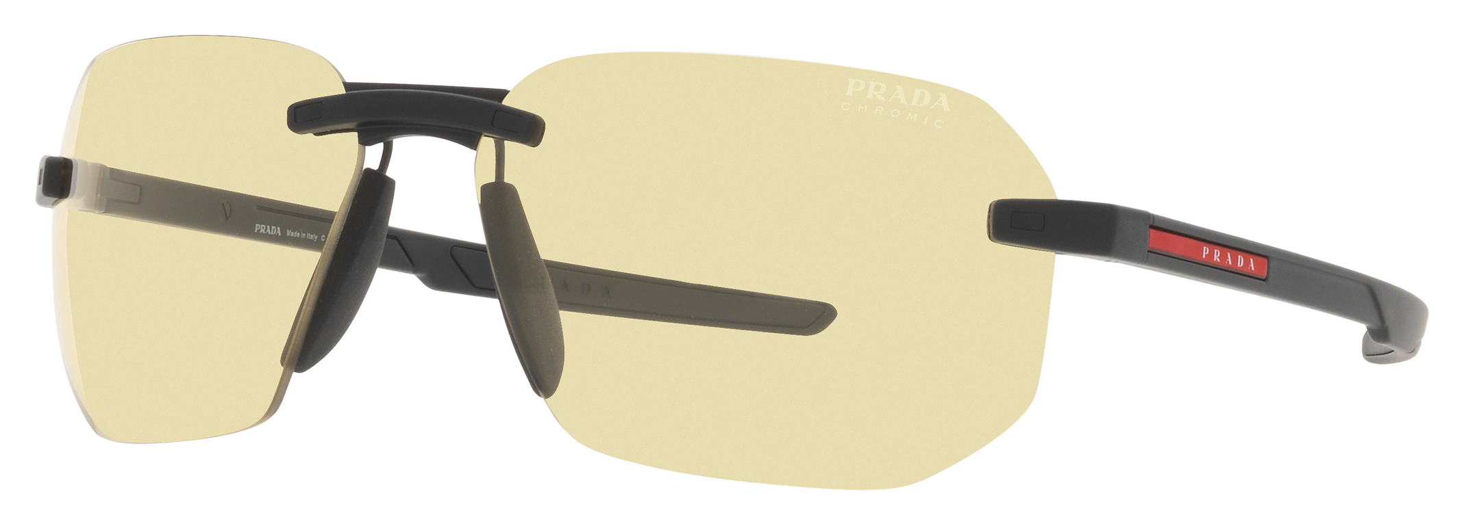 Prada Linea Rossa PS 09WS Sunglasses - Photo Brown - Black Rubber