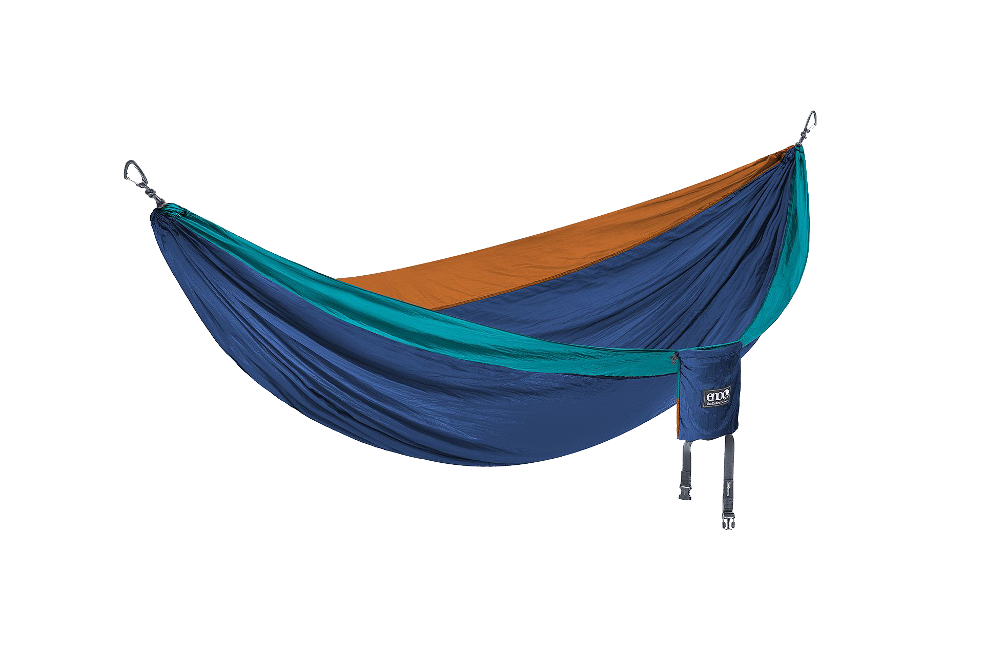 Image of Eagles Nest Outfitters DoubleNest Hammock - Aqua/Sapphire/Amber - 9'6″ X 6'4″