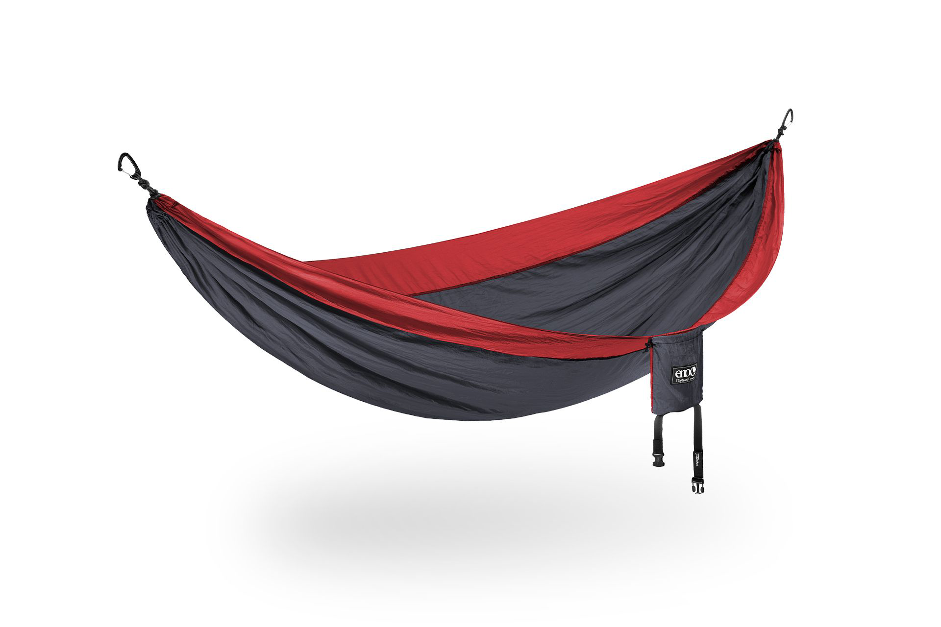 Eagles Nest Outfitters SingleNest Hammock - Charcoal/Red - Eagles Nest Outfitters