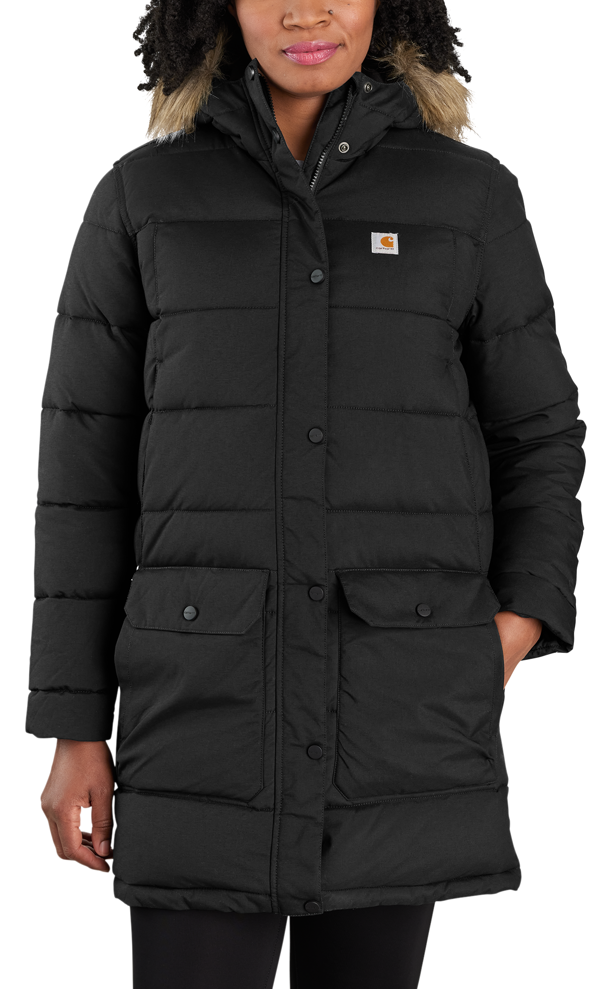 Carhartt Montana Relaxed-Fit Insulated Coat for Ladies - Black
