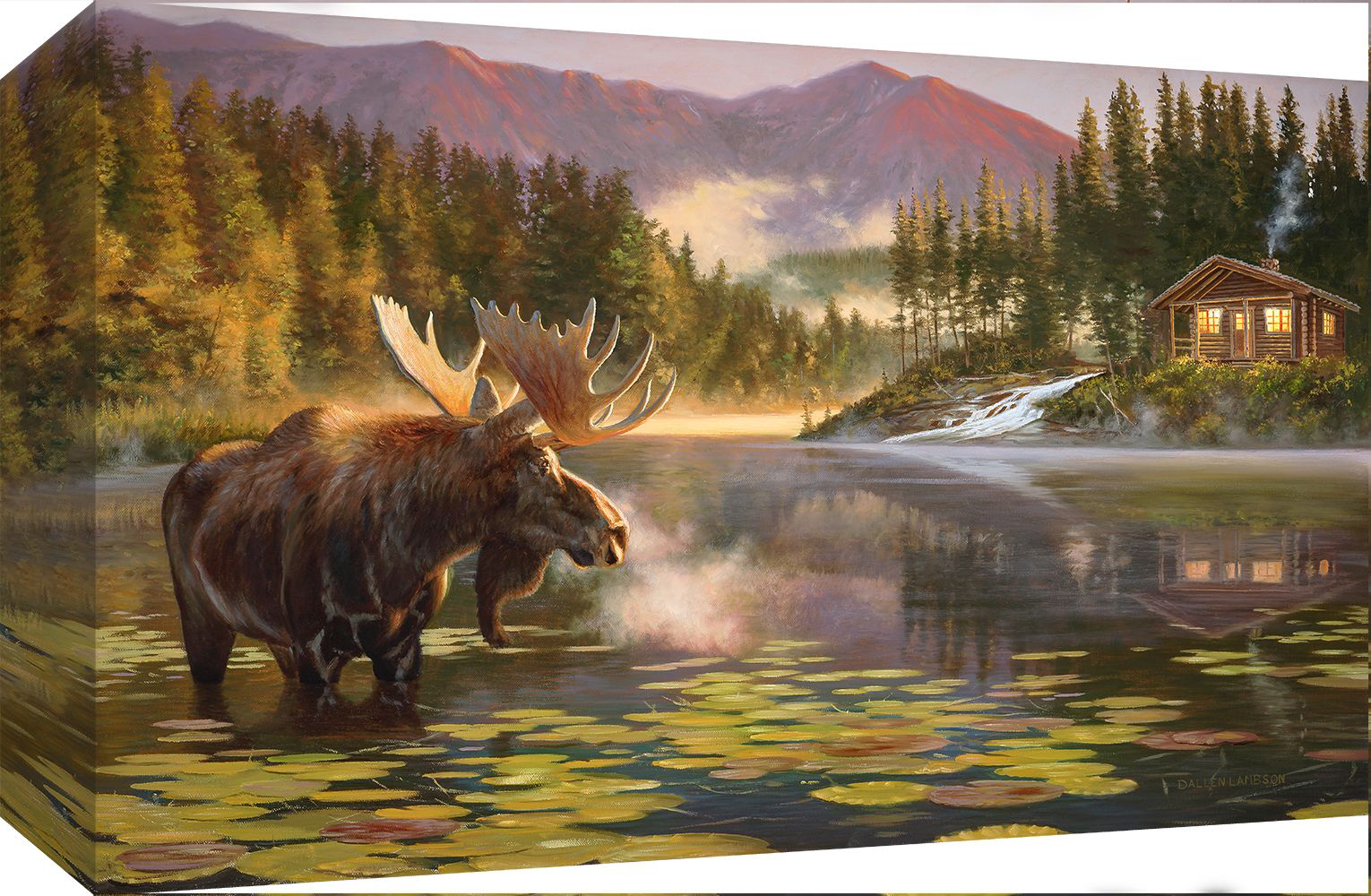 Image of Rocky Mountain Publishing Place of Rest Canvas Giclee by Dallen Lambson - 23″L x 2″W x 16″H