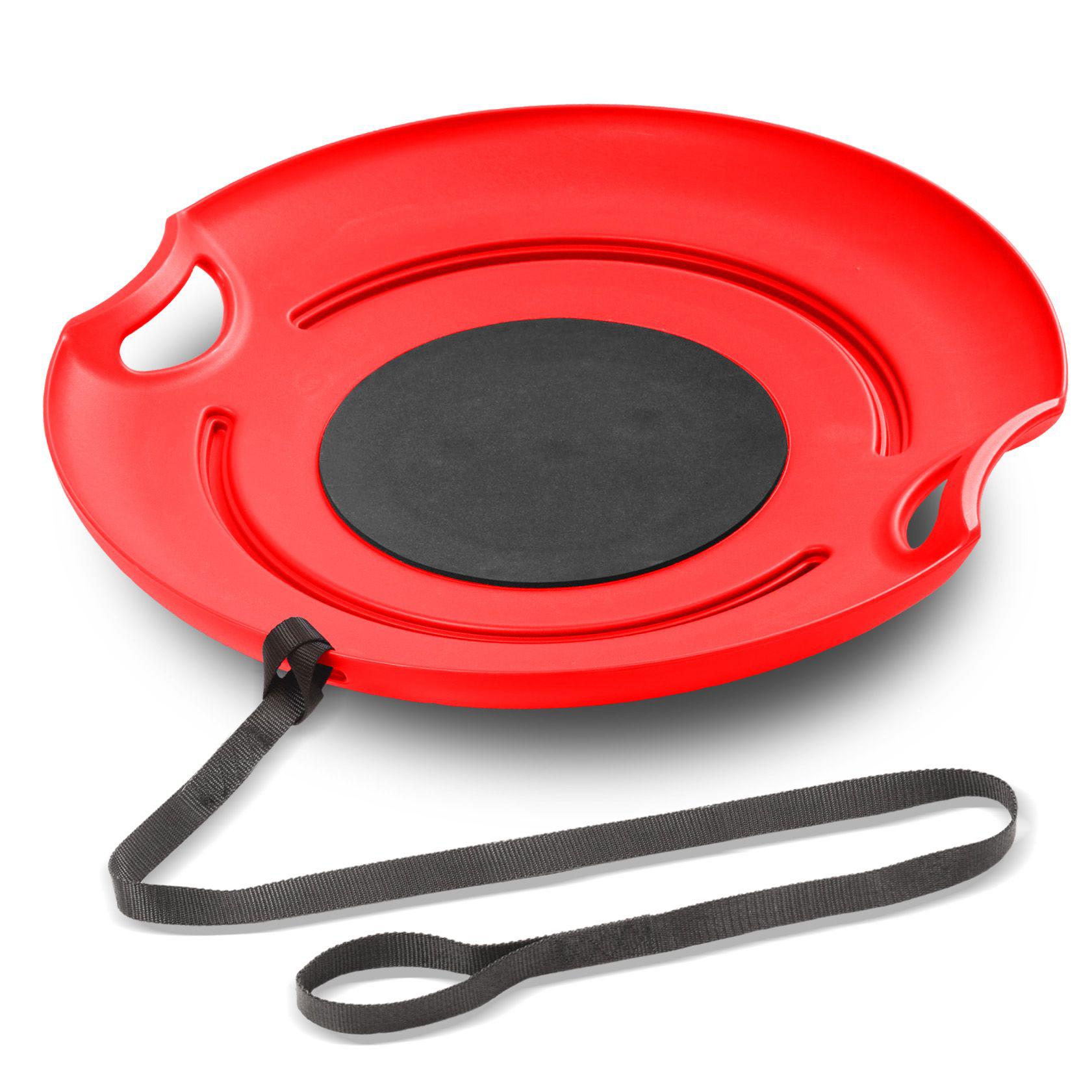 GoSports Heavy-Duty Winter Snow Saucer - Red - Single Saucer