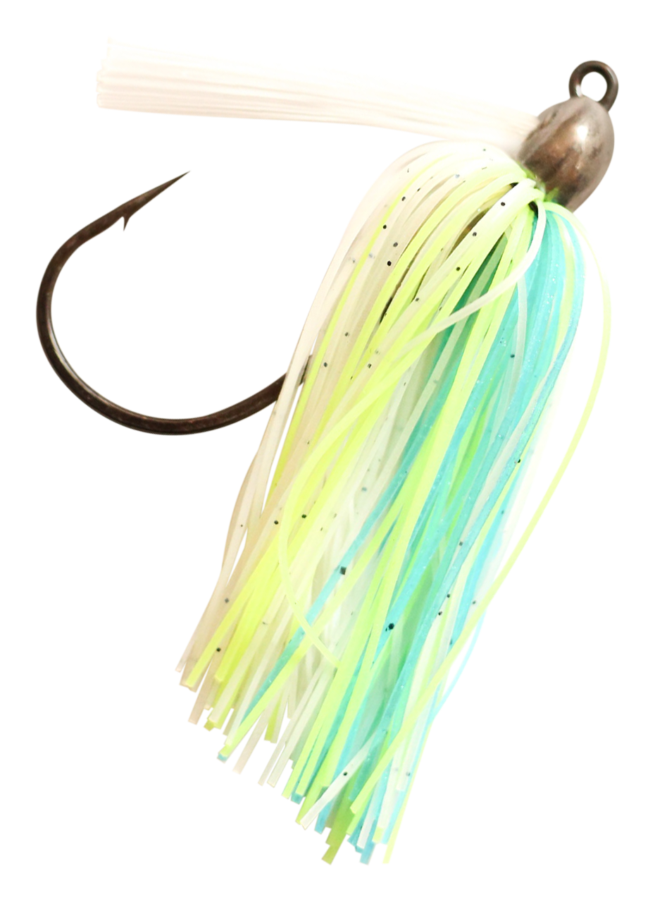 Queen Tackle Tungsten Swim Jig - Citric Shad - 3/8 oz.