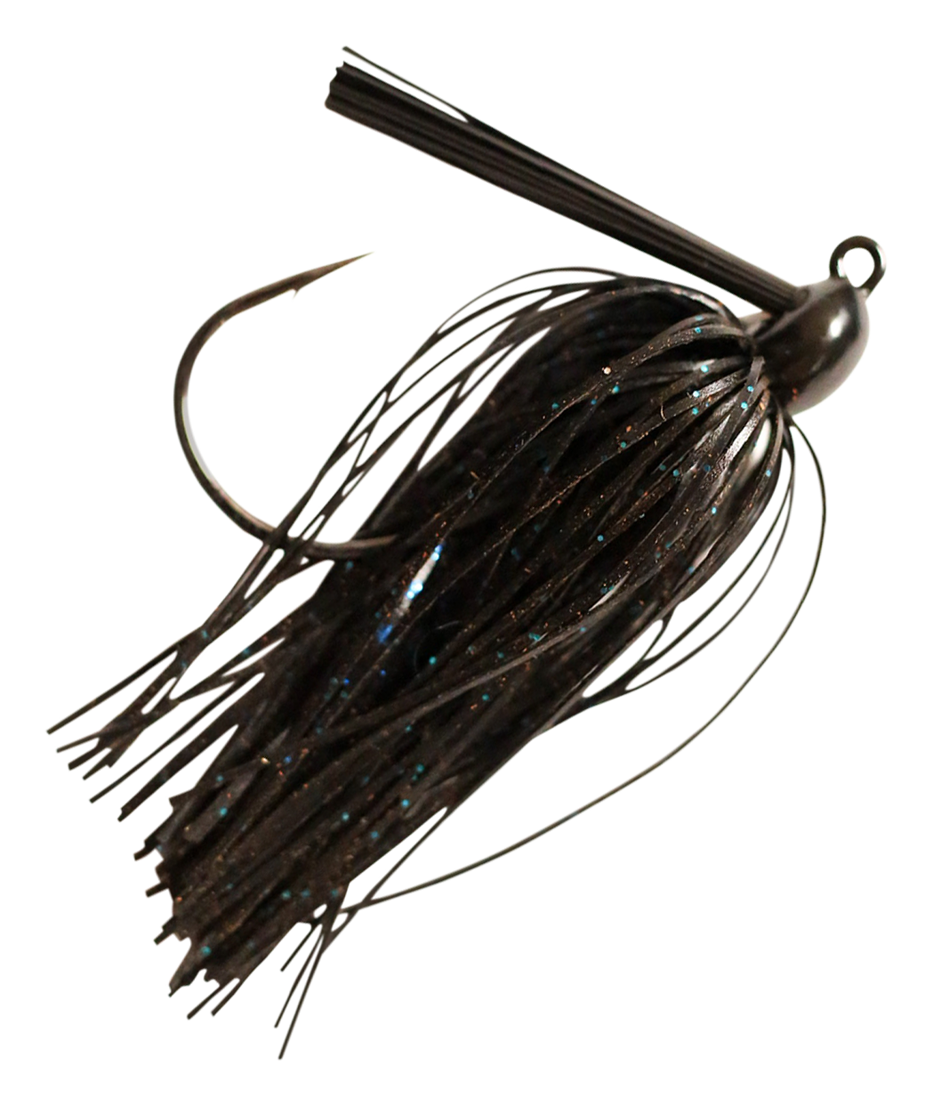 Queen Tackle Tungsten Swim Jig - Black Magic - 1/2 oz.