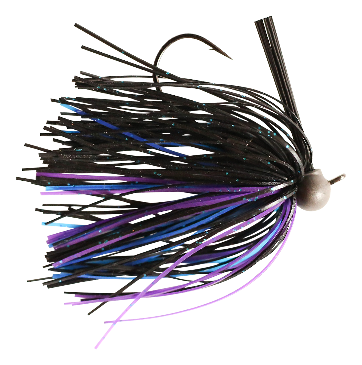 Queen Tackle Tungsten Finesse Football Peanut Jig - Black Magic Special - 3