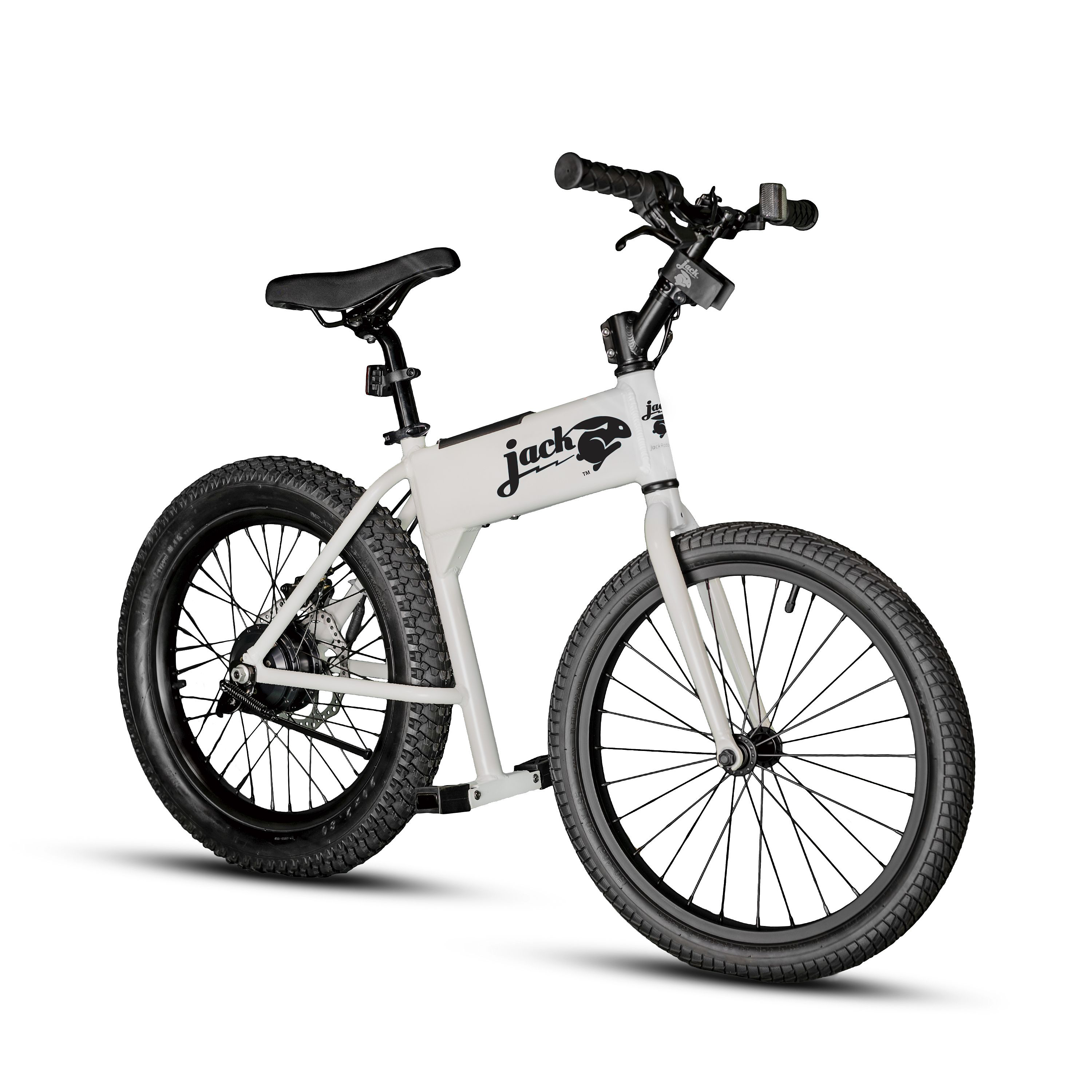 JackRabbit The Original JackRabbit Micro E-Bike - White