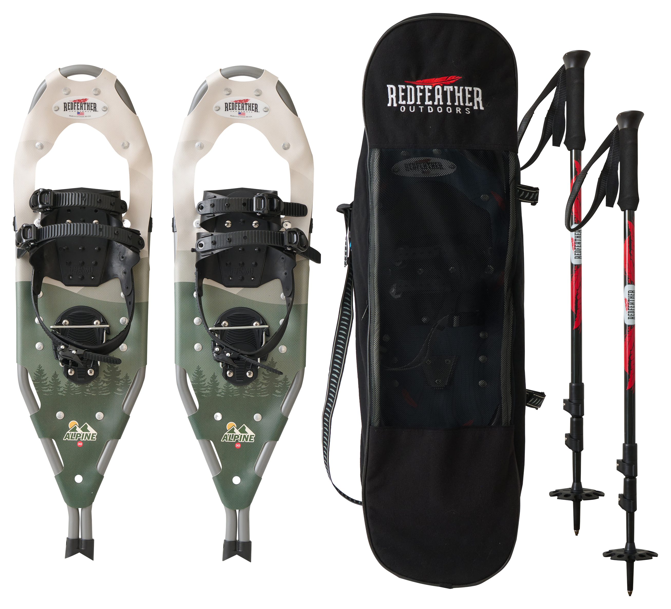 Redfeather Outdoors Alpine Snowshoe Kit - 35