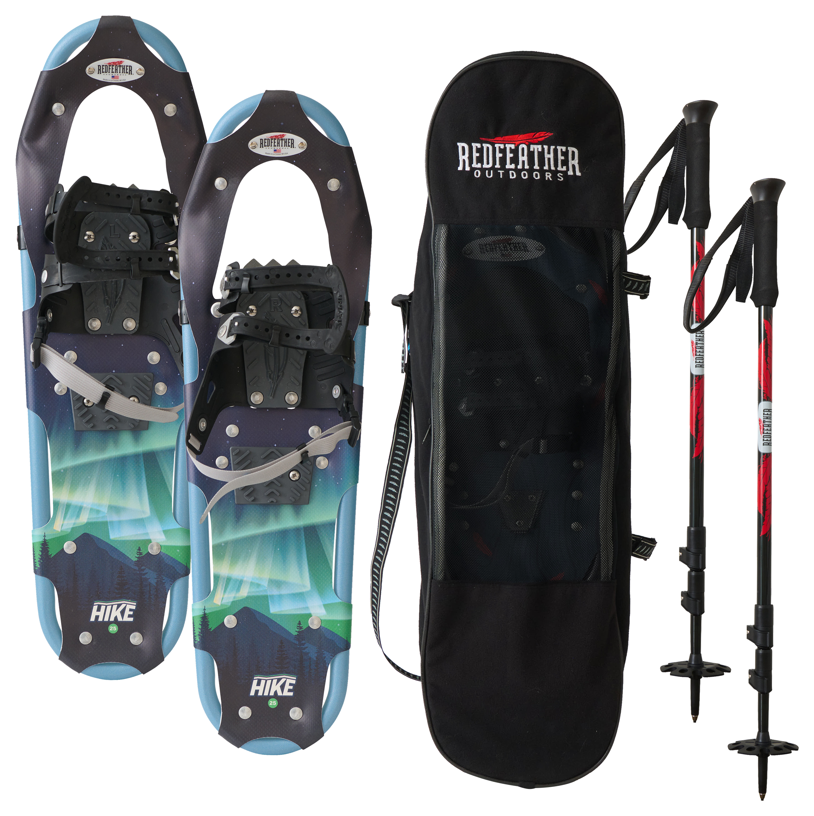 Redfeather Outdoors Hike Snowshoes Kit for Ladies - 25