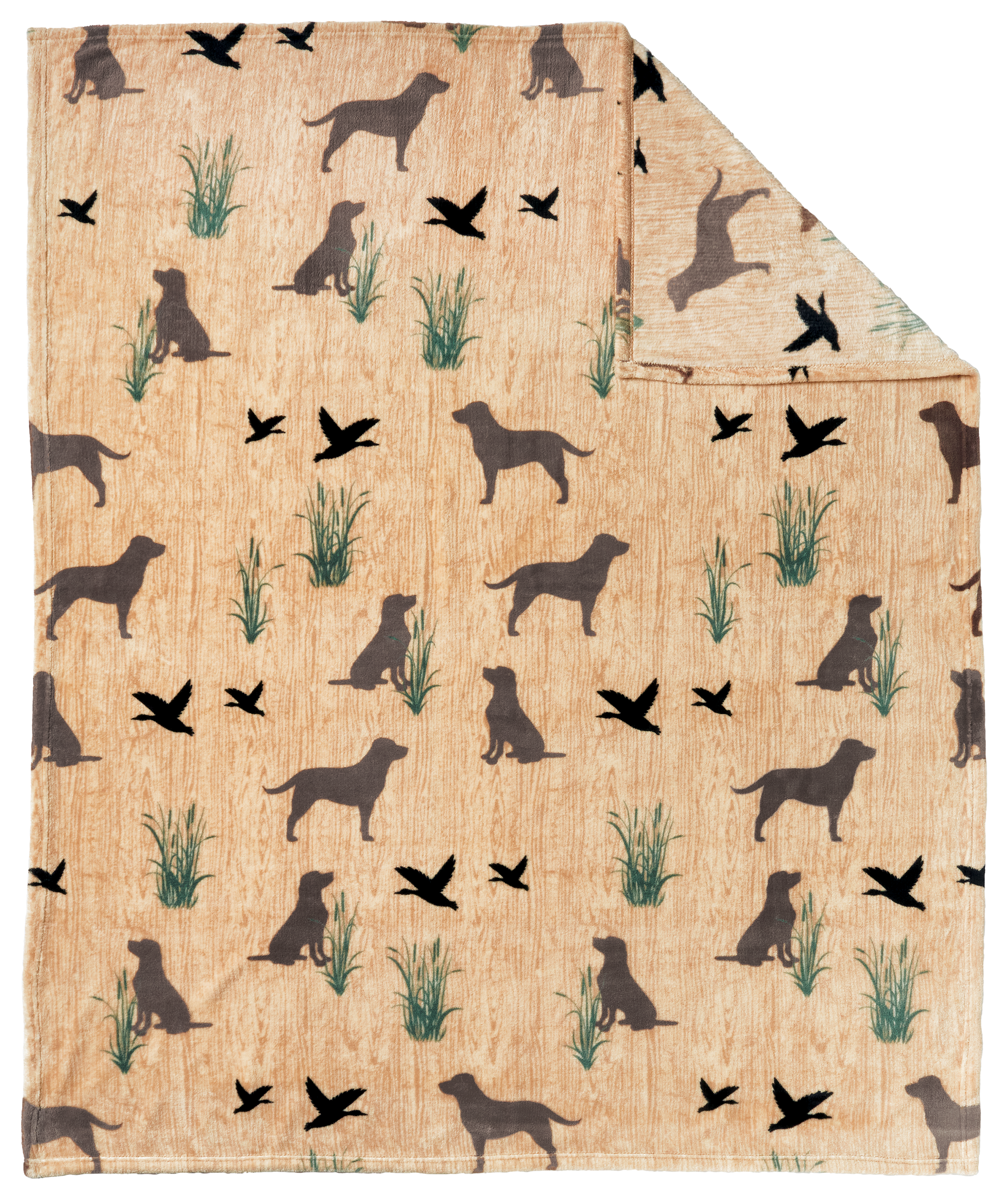 Image of White River Home Duck Hunt Coral Fleece Throw Blanket