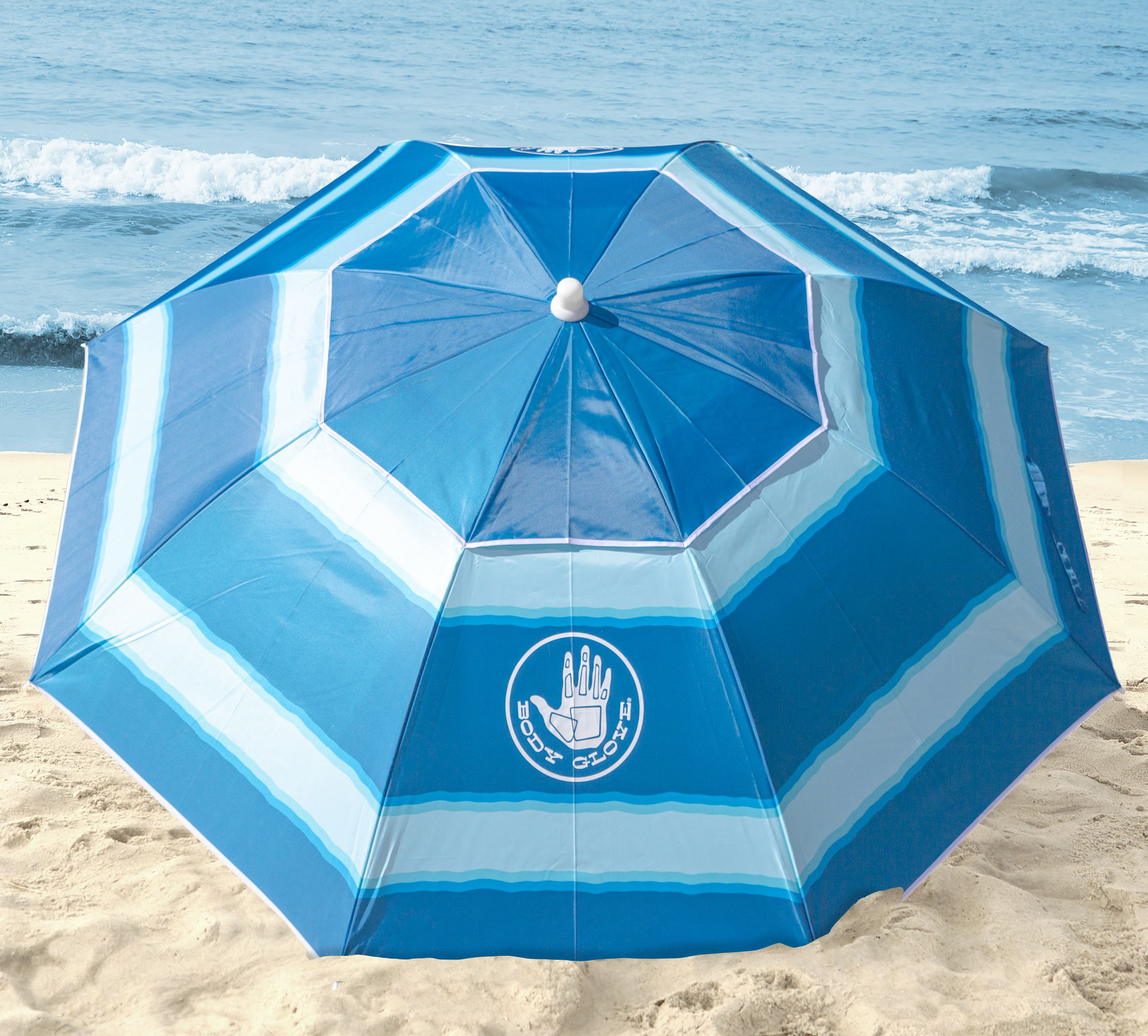 Body Glove Beach Umbrella - Dyed Border