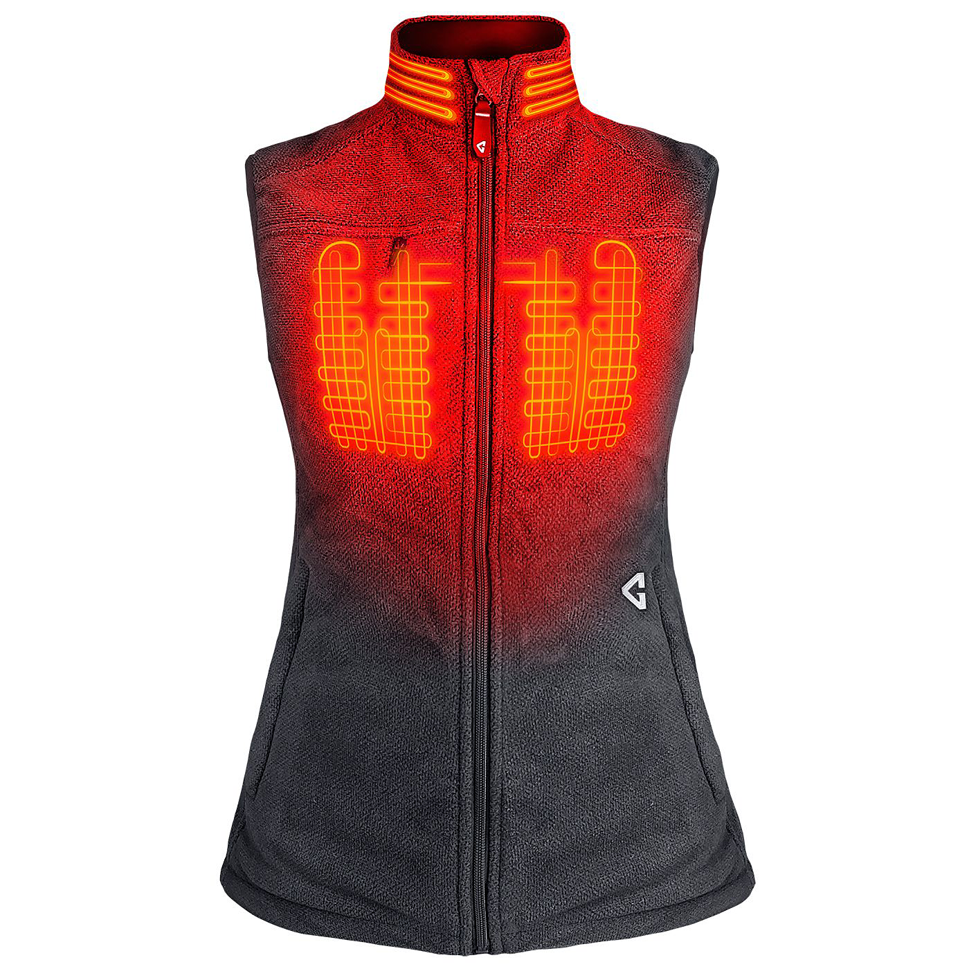Gerbing 7V Thermite Fleece Heated Vest 2.0 for Ladies - Grey - S