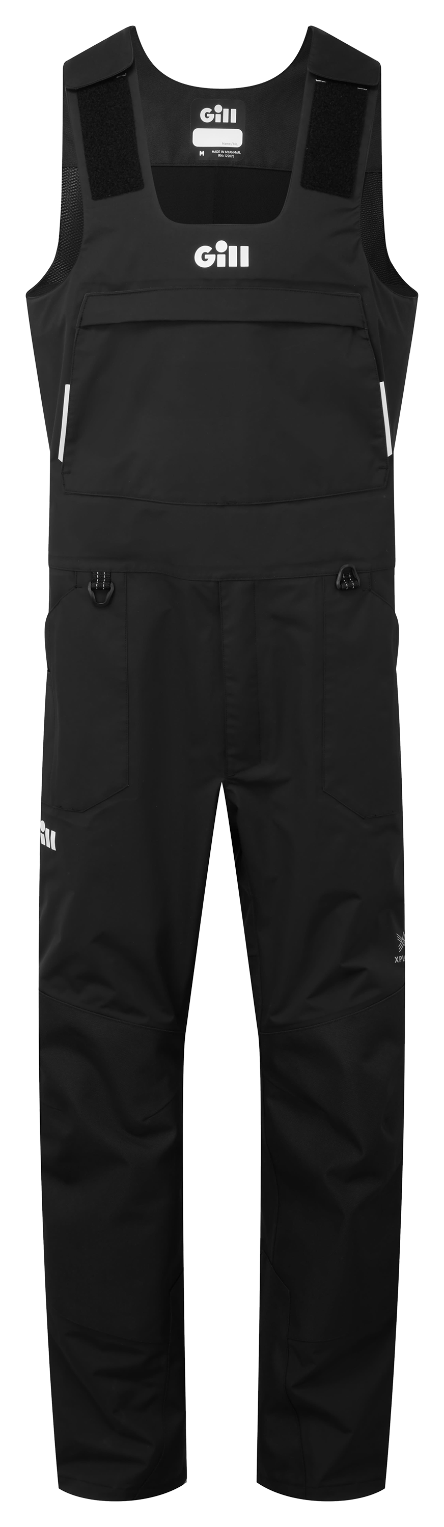 Gill Apex Pro-X Fishing Bibs for Men - Black - L