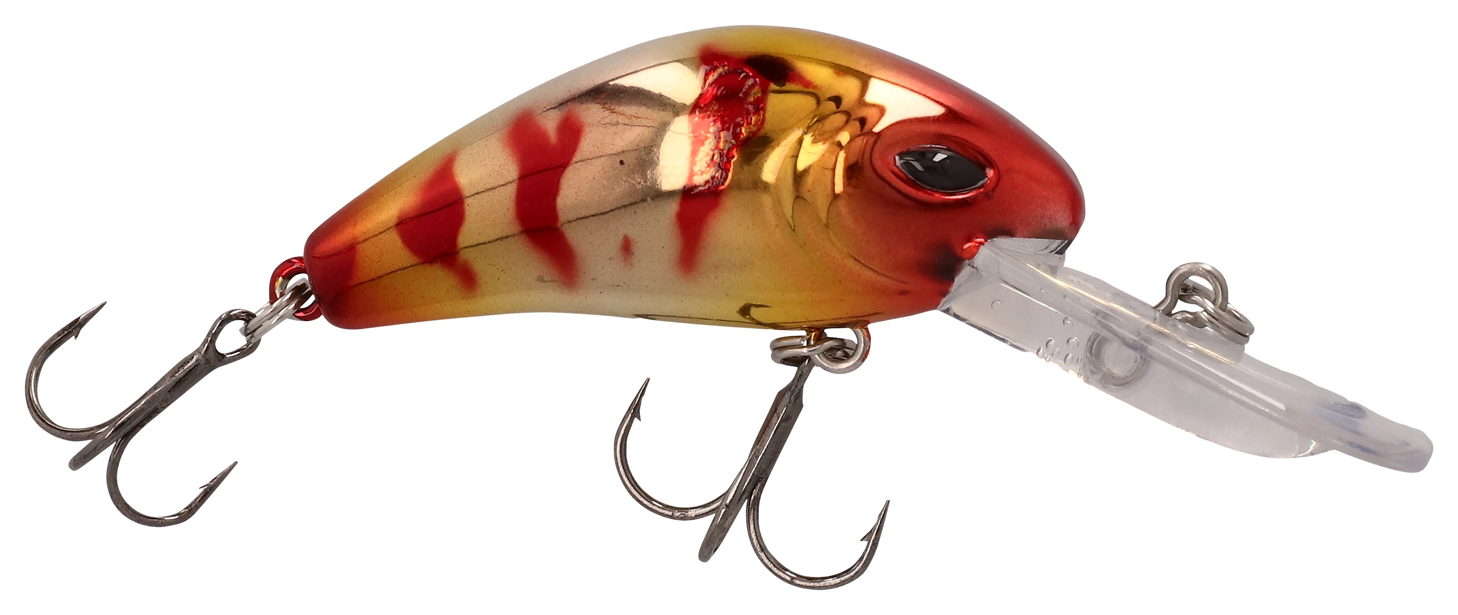 Image of Bass Pro Shops Scuttle Shad Crankbait - Chrome Flame - 2-1/2″