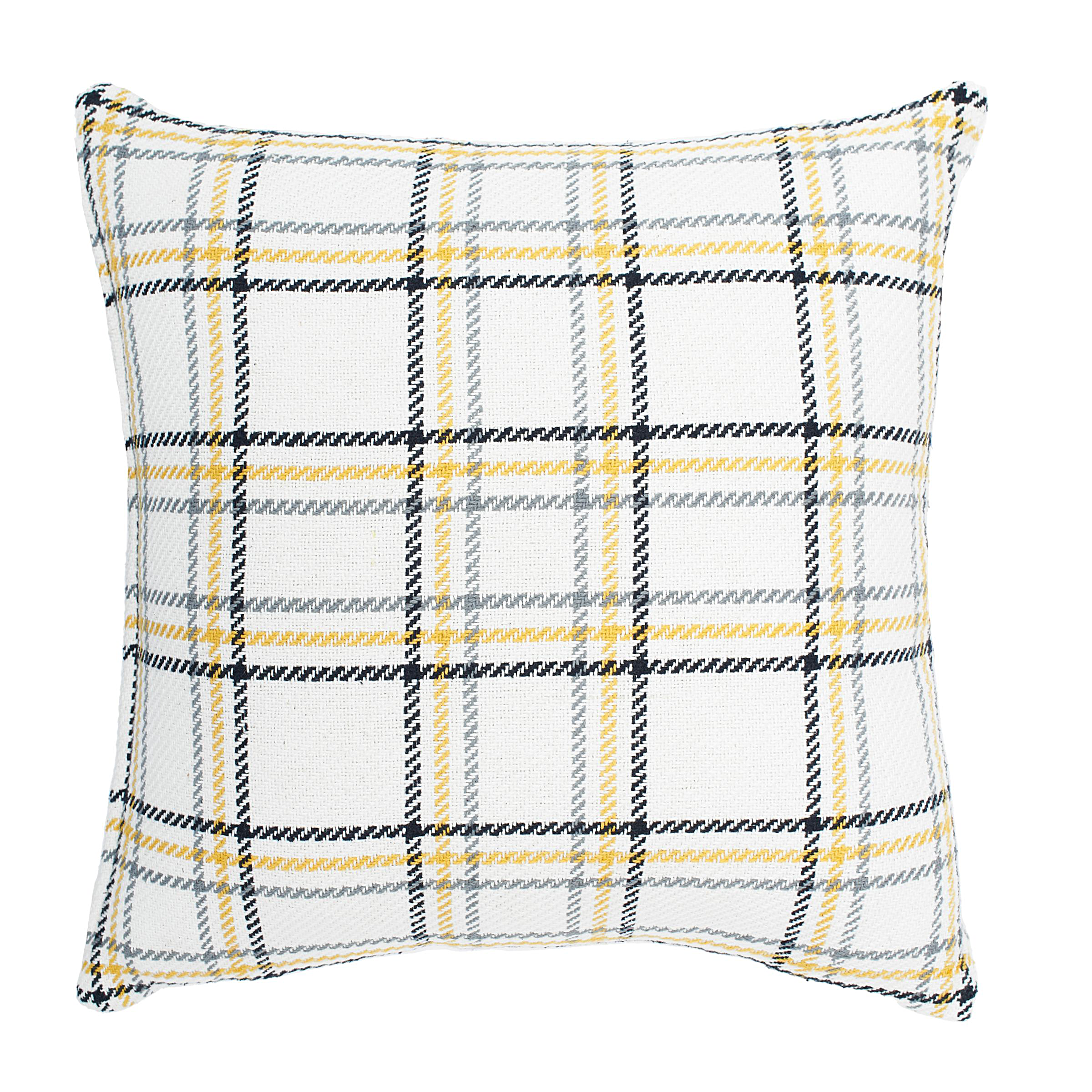 Image of C&ampF Home Honey Bee Plaid Throw Pillow